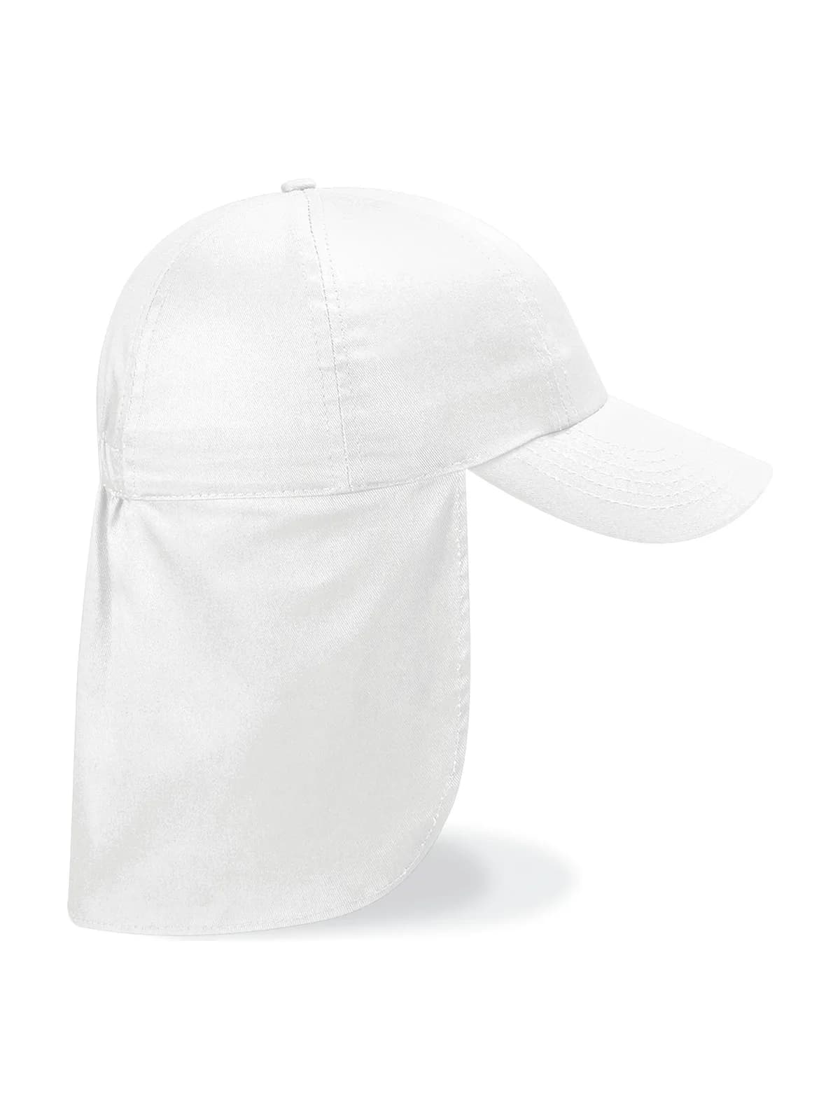 Junior Legionnaire Style Cap — WHITE