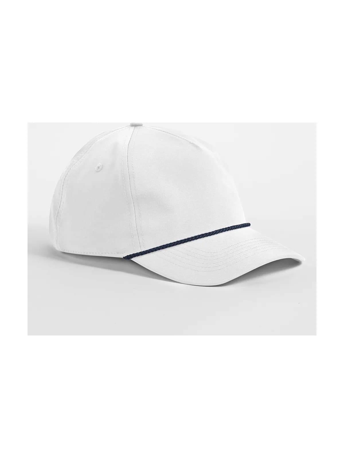 Rope Detail Golf Cap — WHITE/NAVY