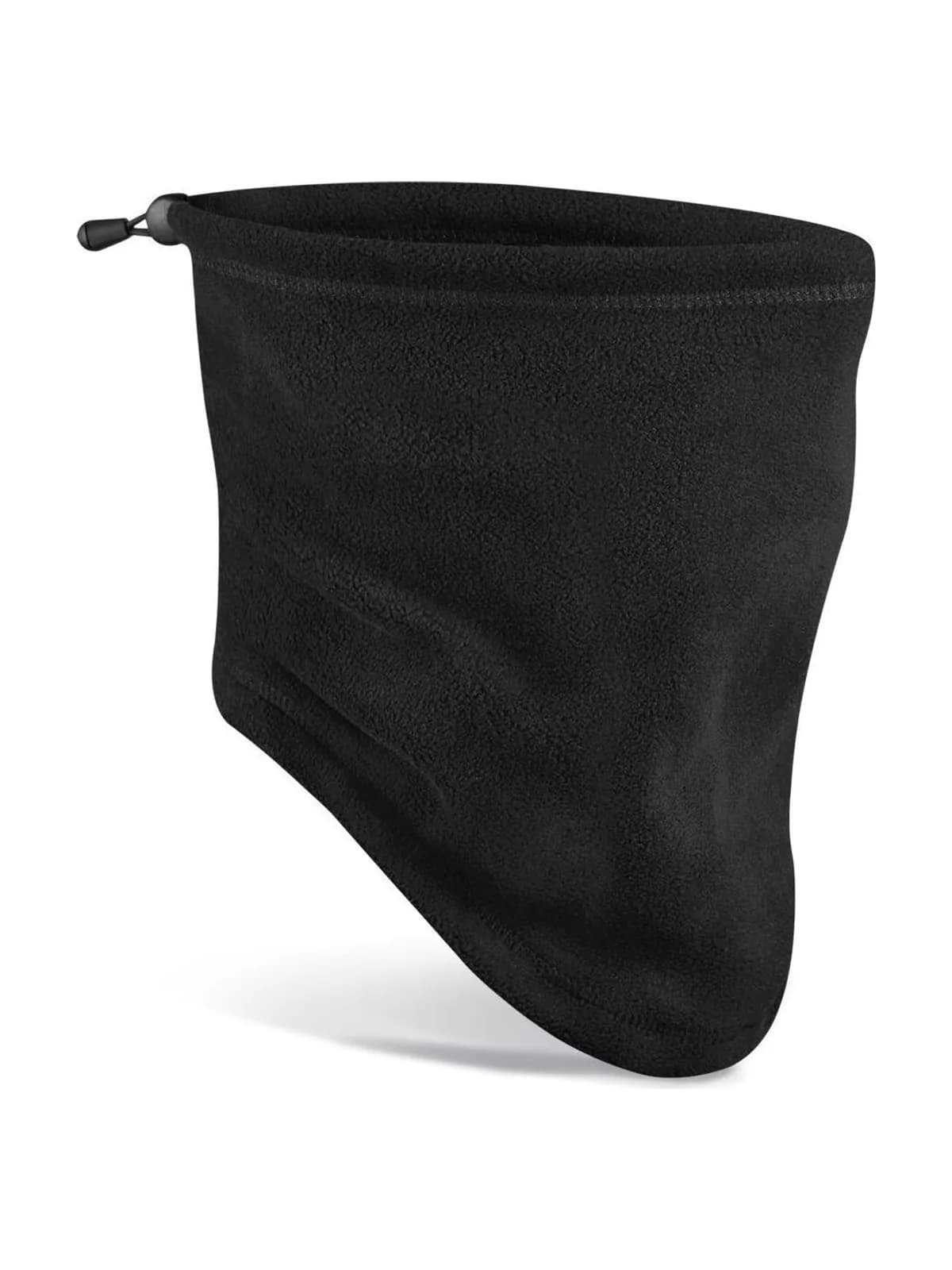 Recycled Fleece Snood — BLACK