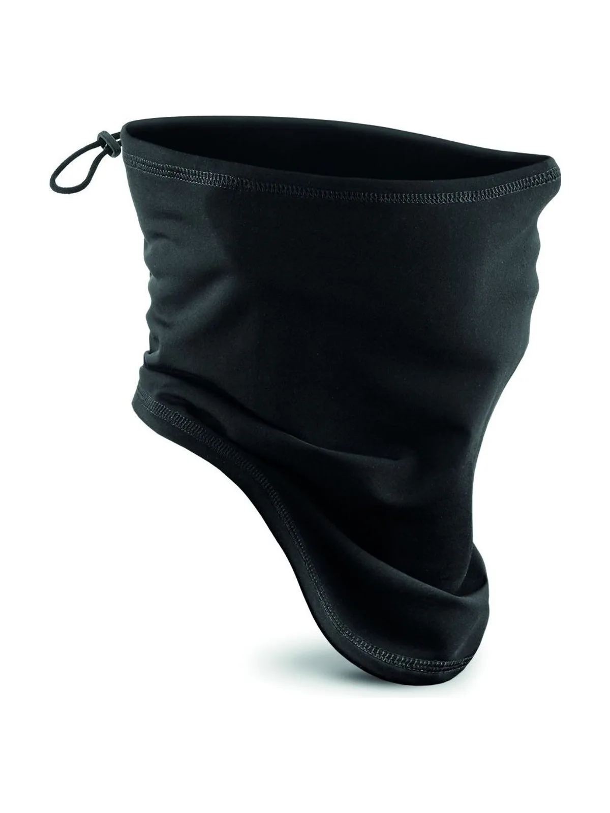 Junior Softshell Sports Tech Neck Warmer — BLACK