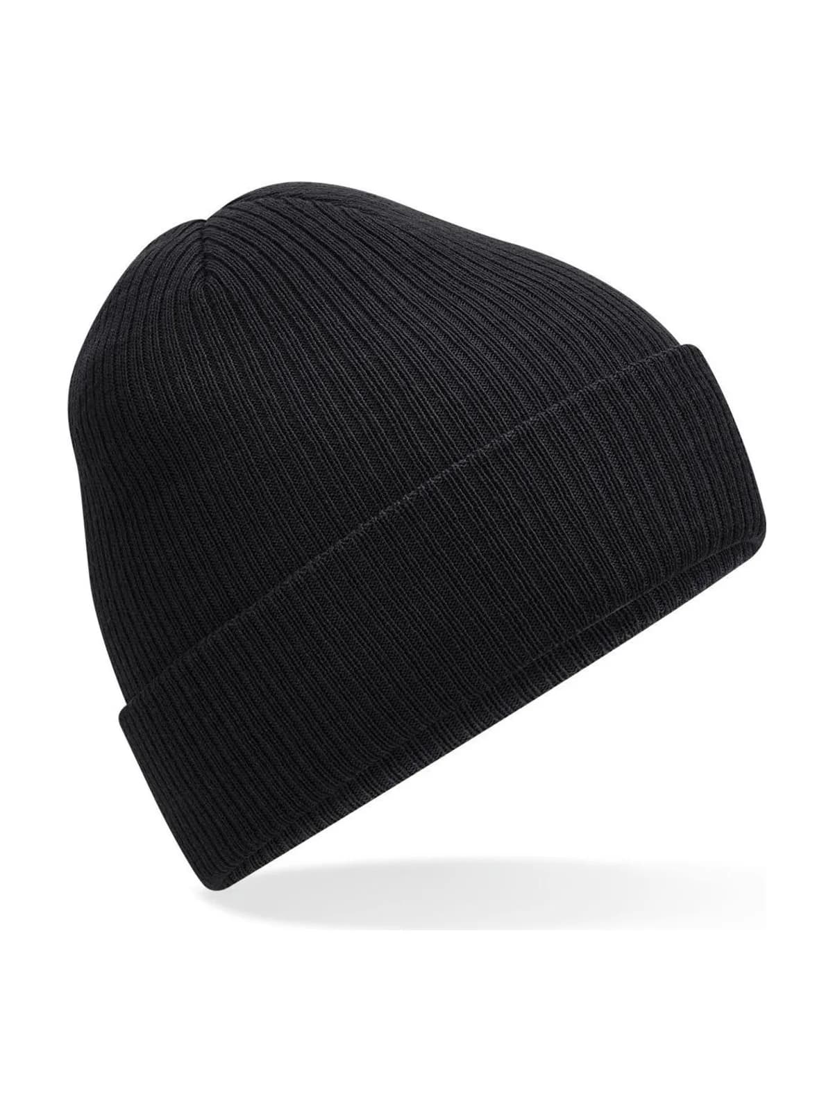 Polylana® Ribbed Beanie — BLACK