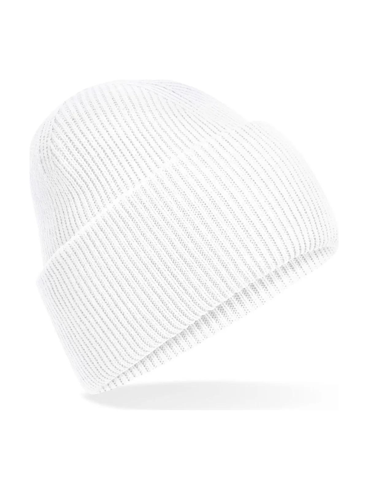 Classic Engineered Deep Cuffed Beanie — WHITE