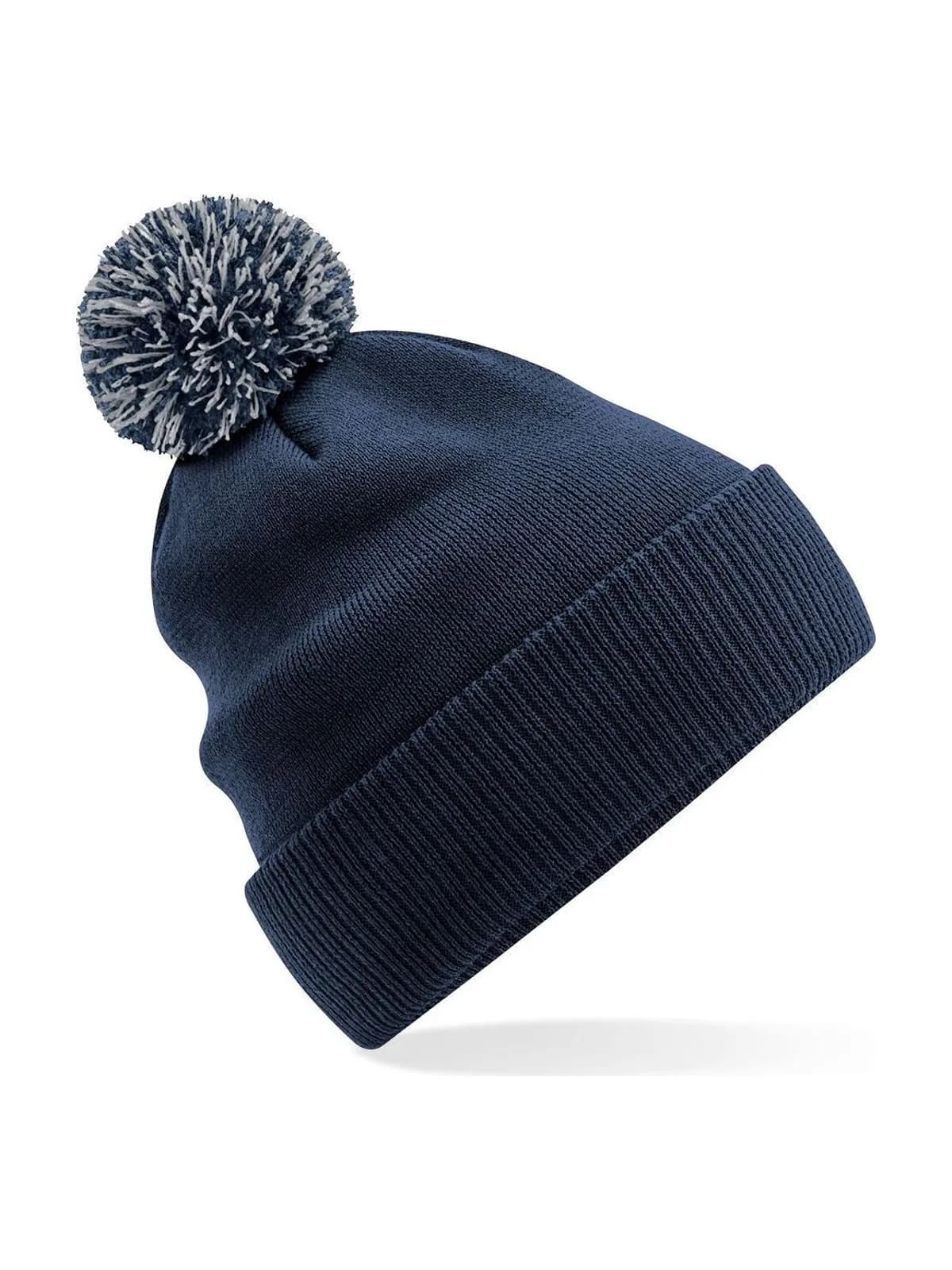 Recycled Snowstar® Beanie — FRENCH NAVY / LIGHT GREY