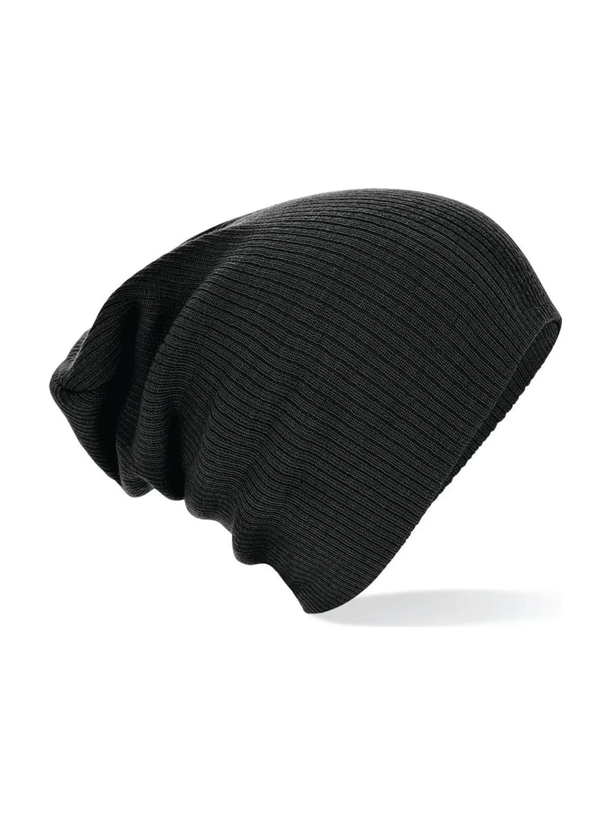 Slouch Beanie — BLACK