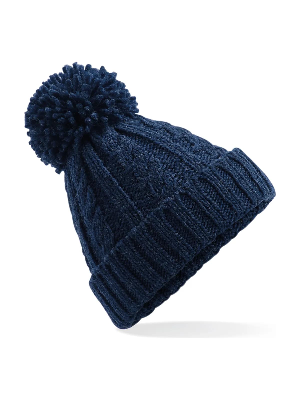 Cable Knit Melange Beanie — Bonnets & hiver Beechfield à personnaliser