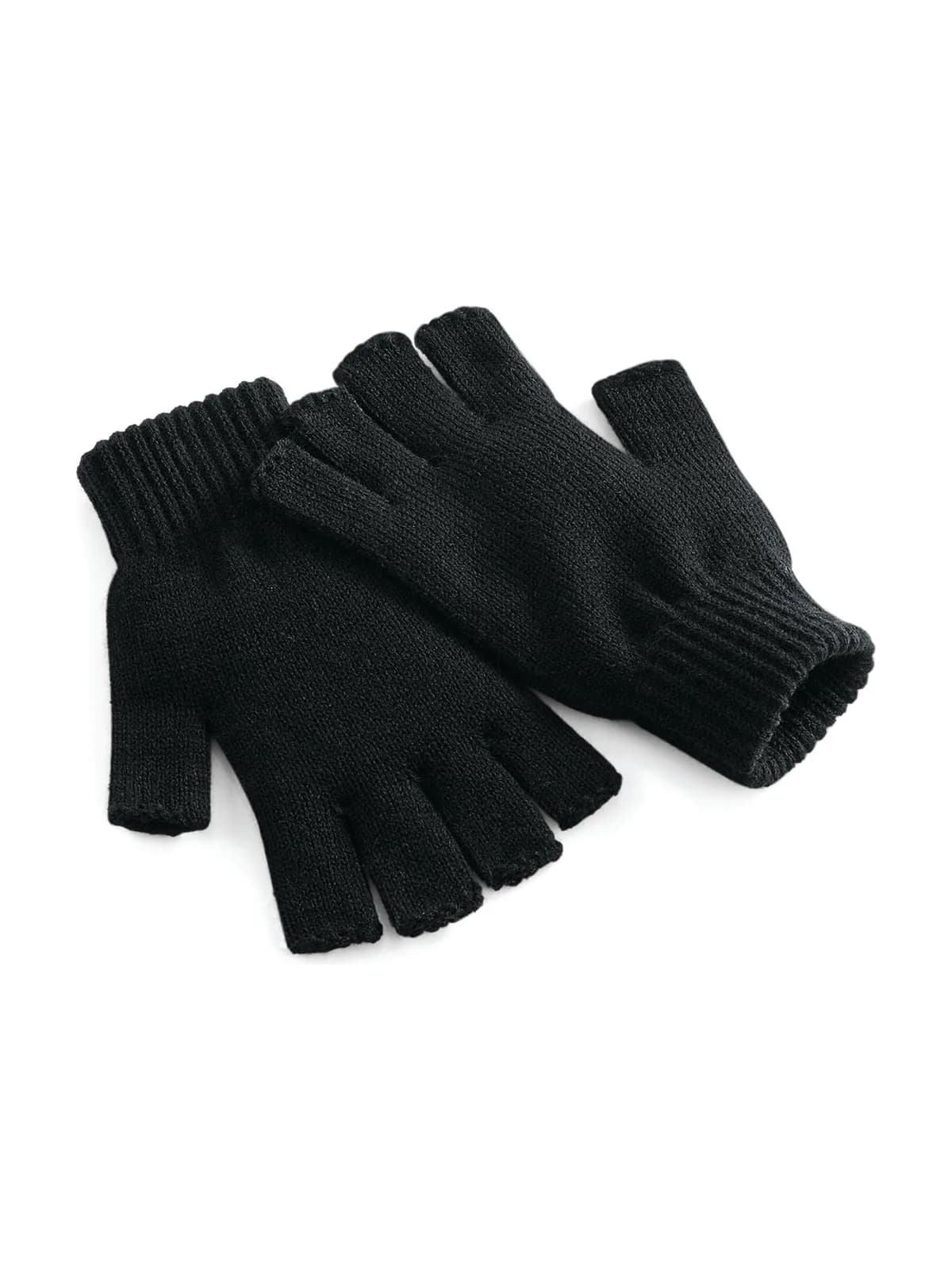 Fingerless Gloves — BLACK
