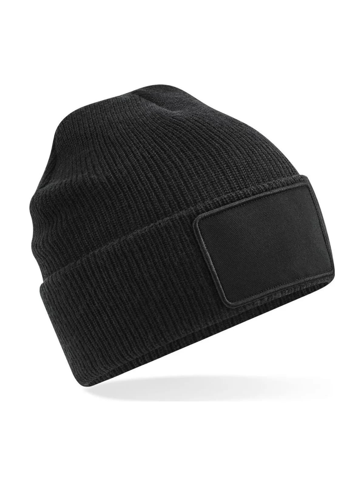 Removable Patch Thinsulate™ Beanie — BLACK