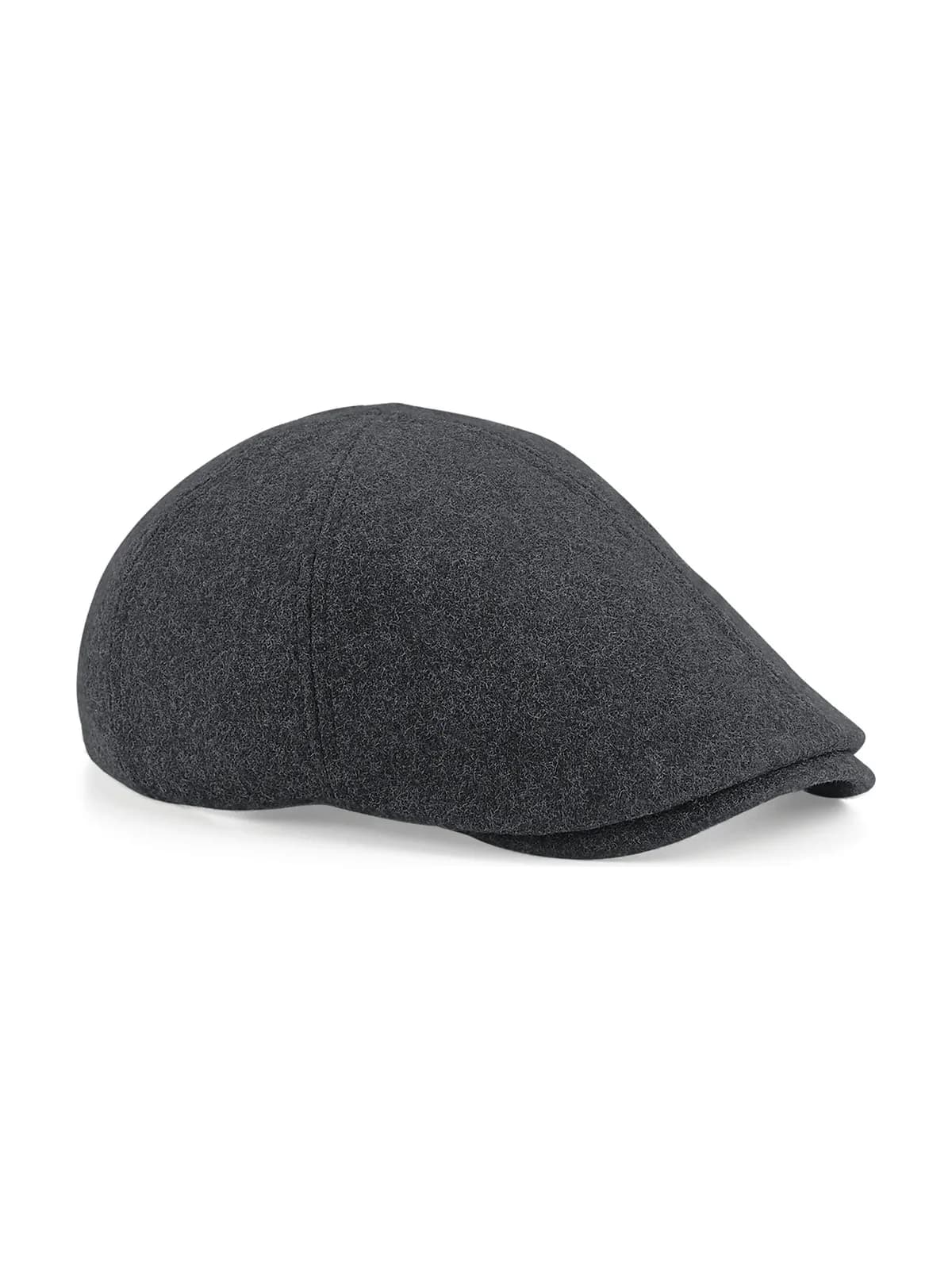 Melton Wool Ivy Cap — CHARCOAL MARL