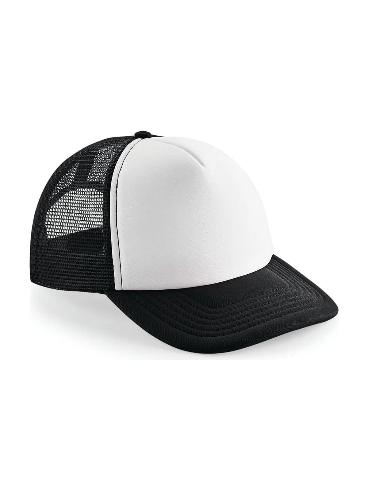Vintage Snapback Trucker — BLACK/WHITE