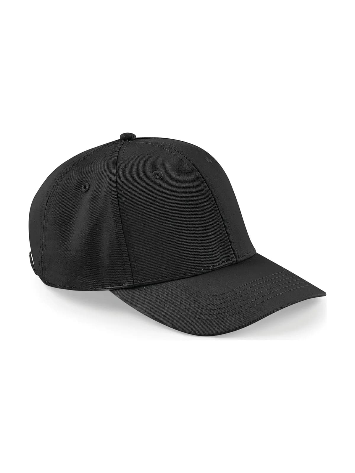 Urbanwear 6 Panel Cap — BLACK