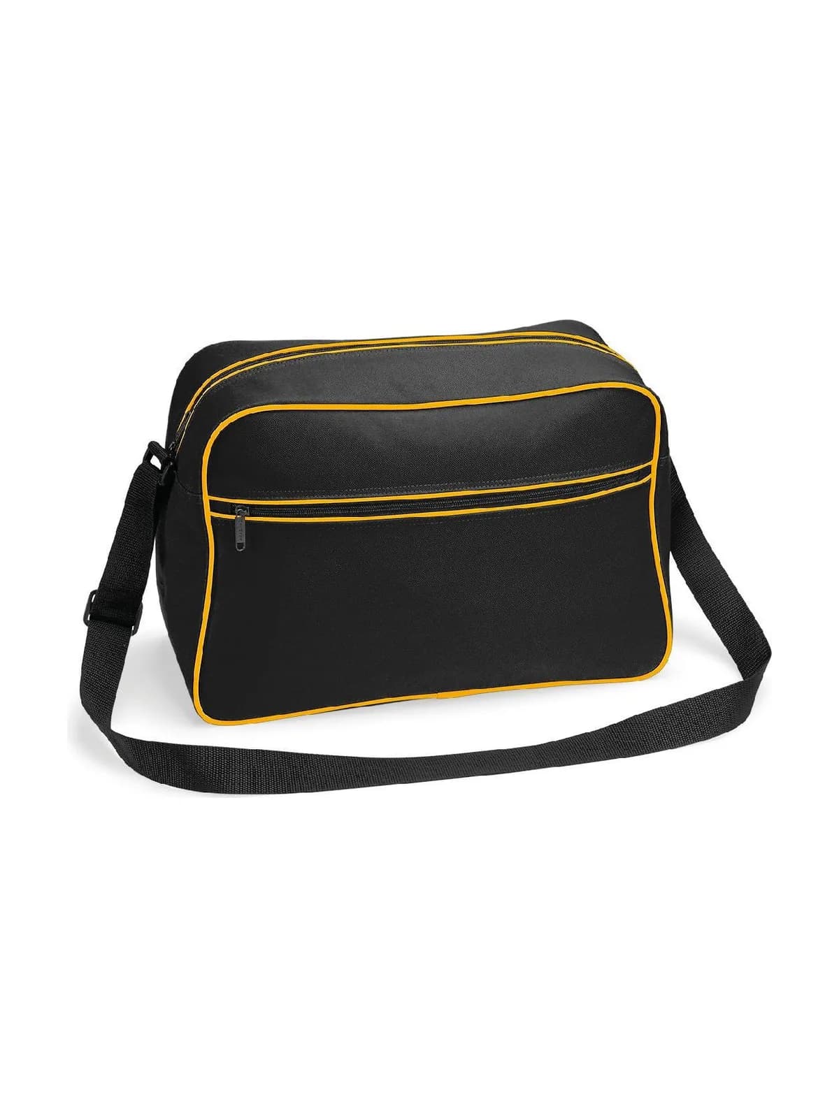 Retro Shoulder Bag — BLACK/GOLD