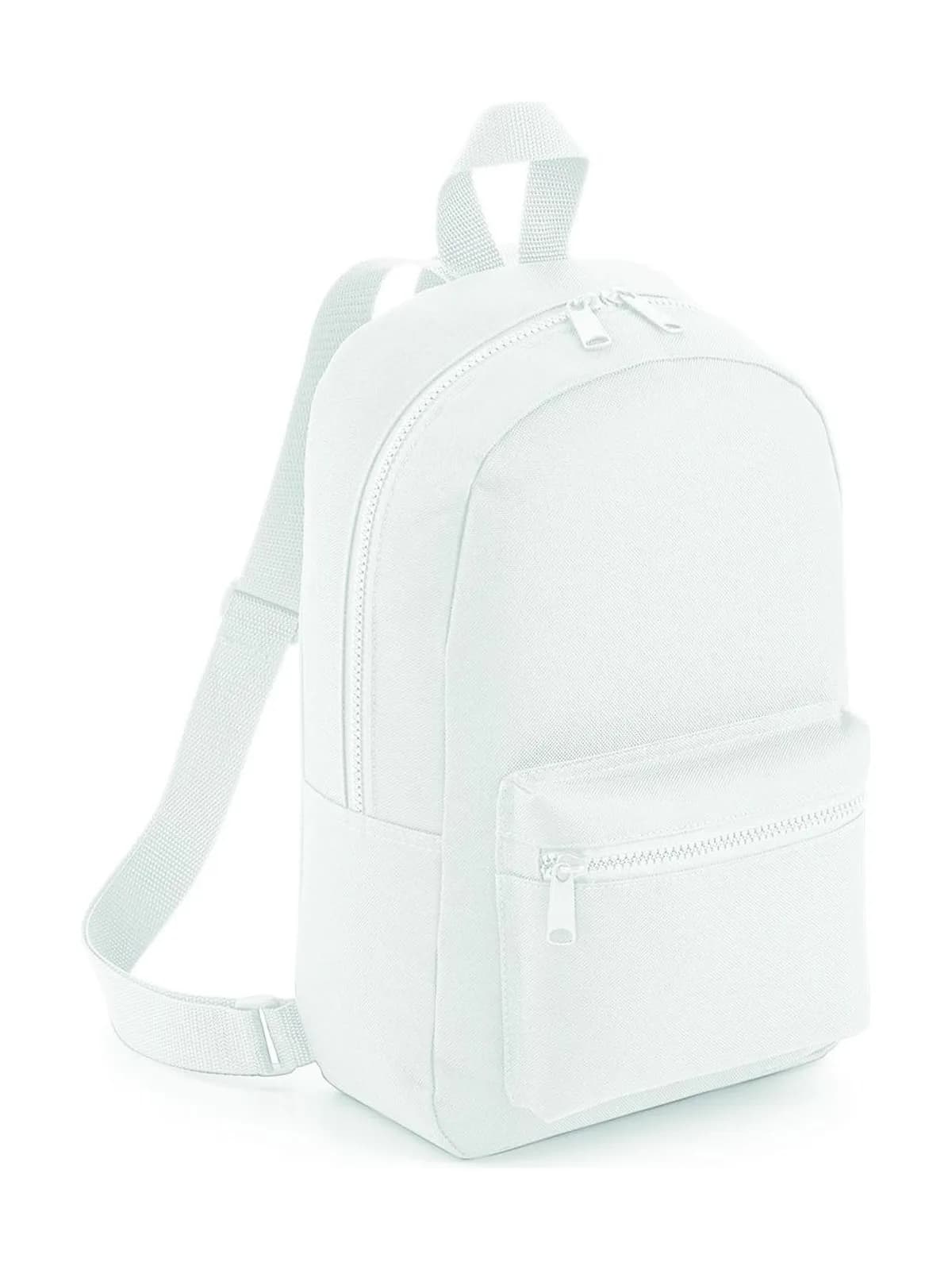 Mini Essential Fashion Backpack — WHITE