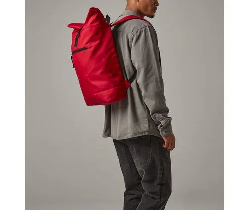 Recycled Roll-Top Backpack — Sacs & bagagerie BagBase à personnaliser
