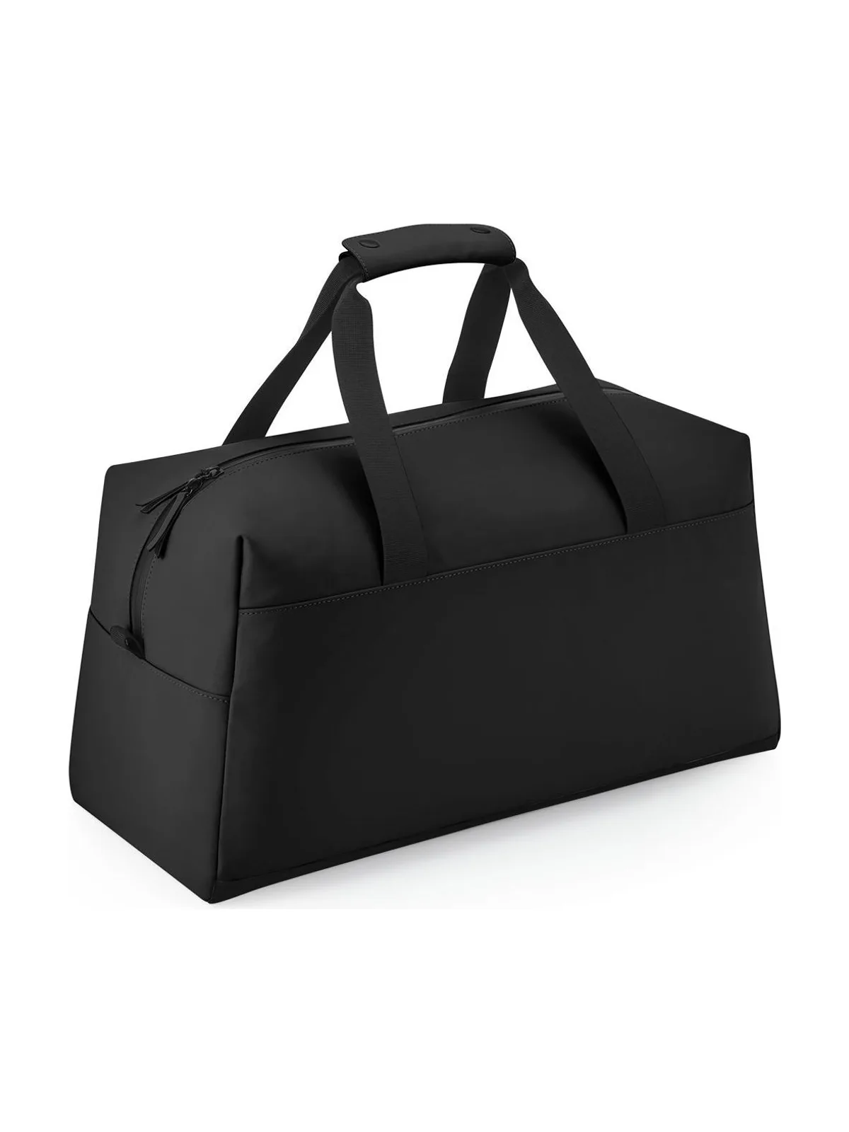 Matte Pu Weekender — BLACK
