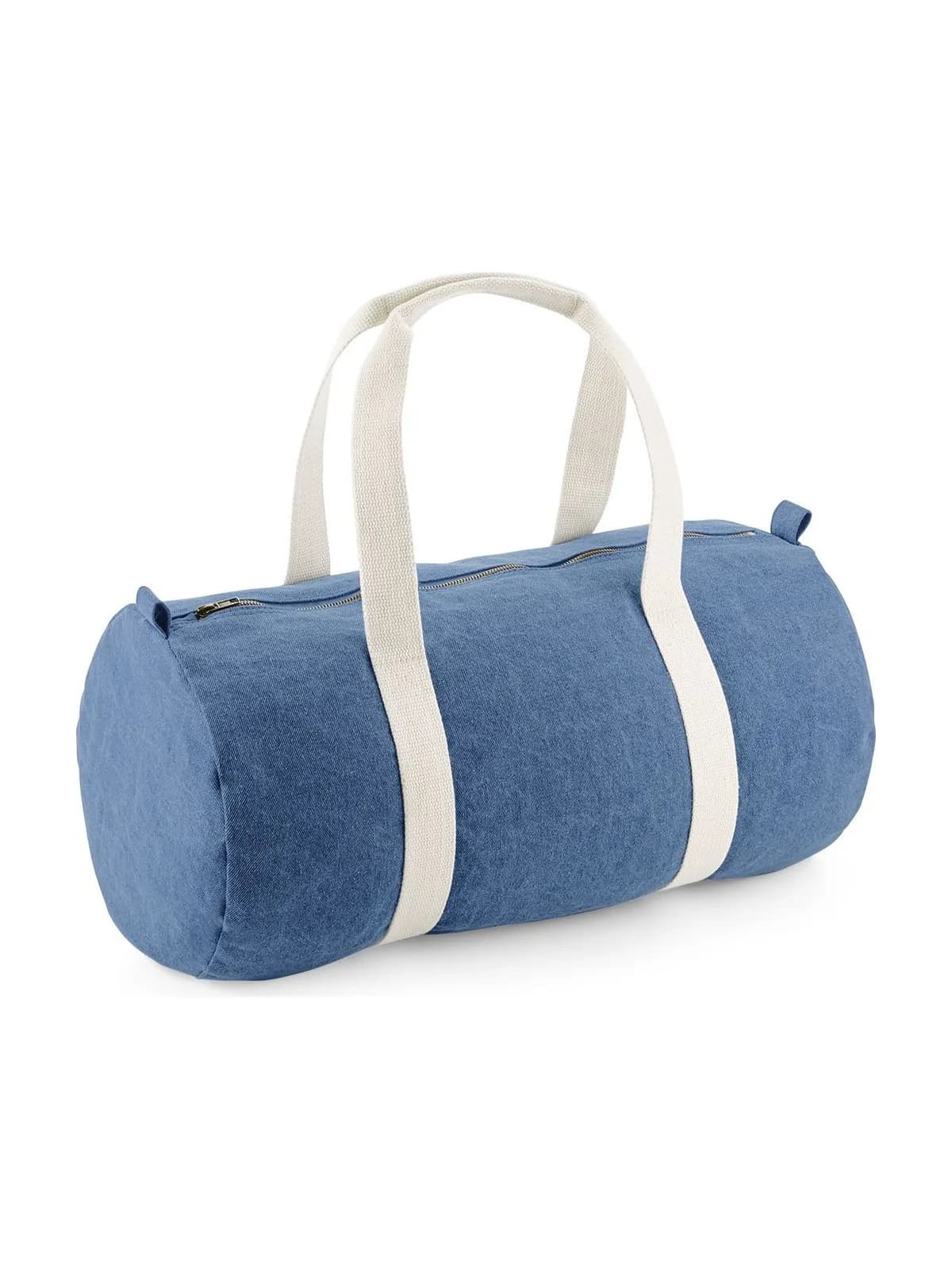 Denim Barrel Bag — LIGHT DENIM