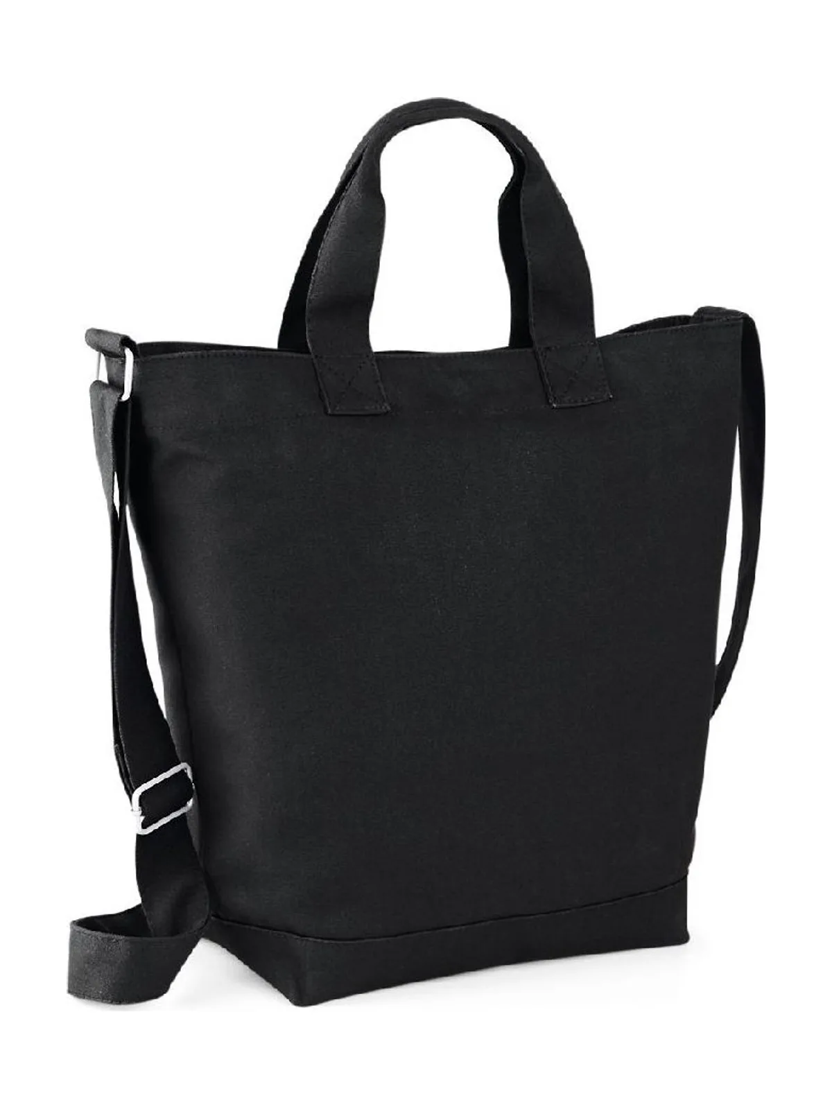 Canvas Day Bag — BLACK
