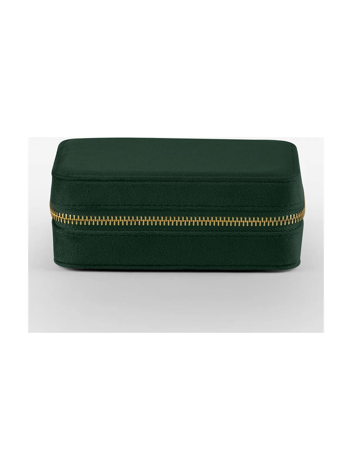 Velvet Jewellery Case — DARK EMERALD