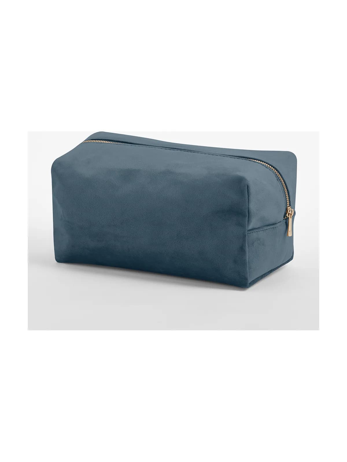 Velvet Toiletry/Accessory Case — BLUE TOPAZ