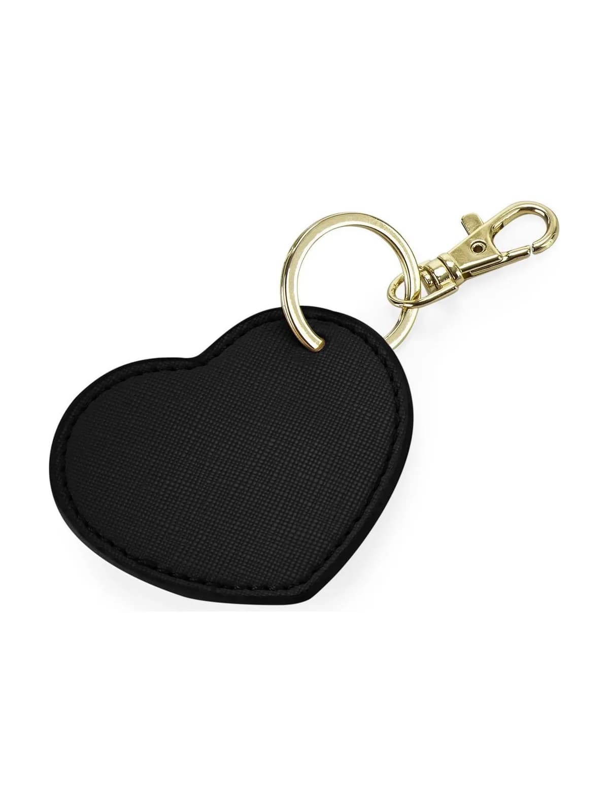 Boutique Heart Key Clip — BLACK