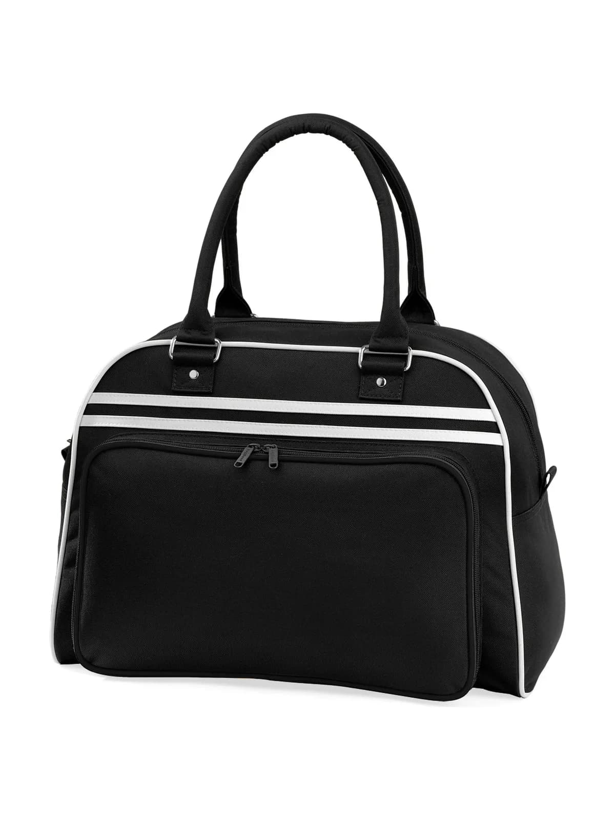 Retro Bowling Bag — BLACK/WHITE
