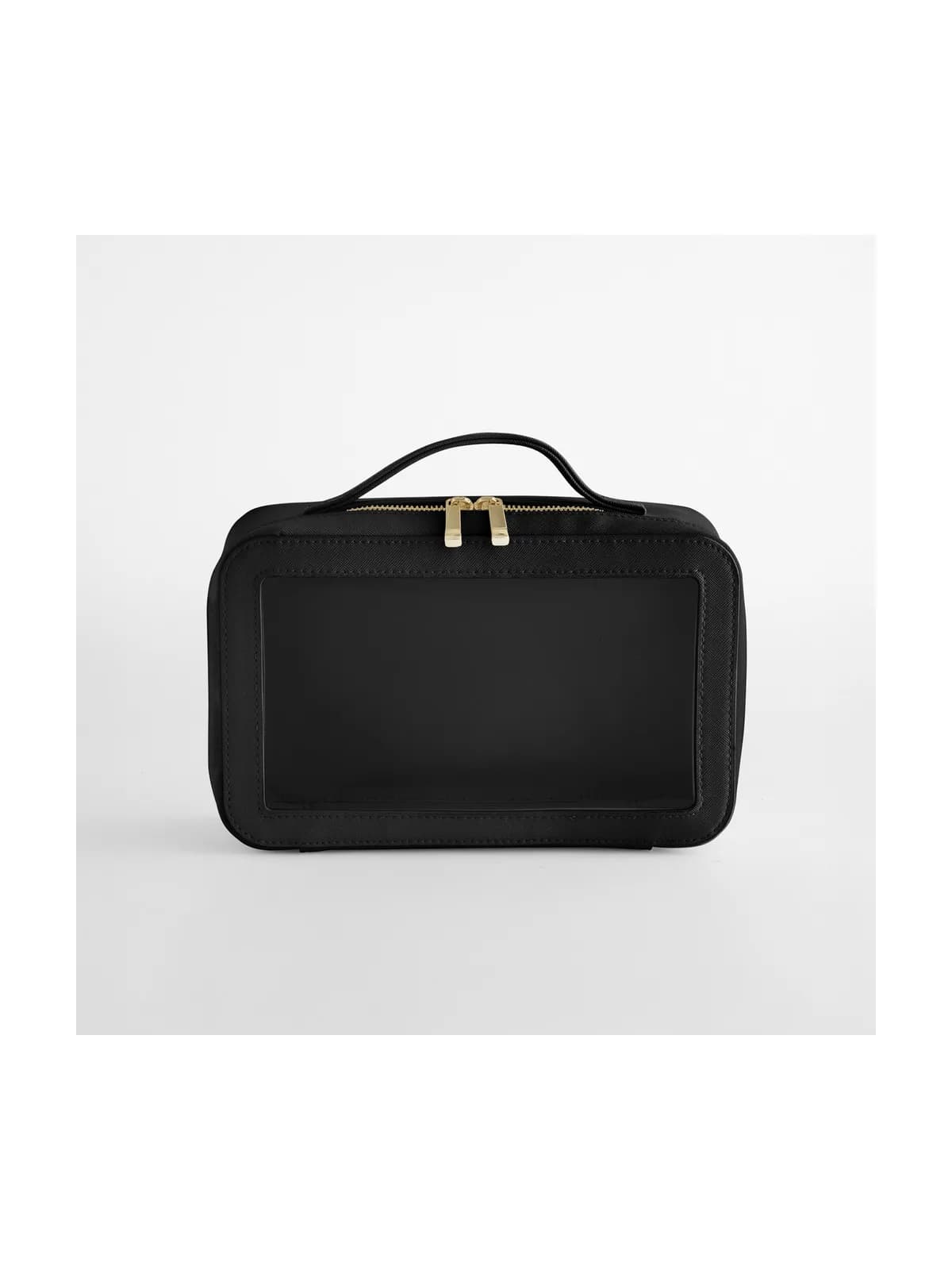 Boutique Clear Window Travel Case — BLACK