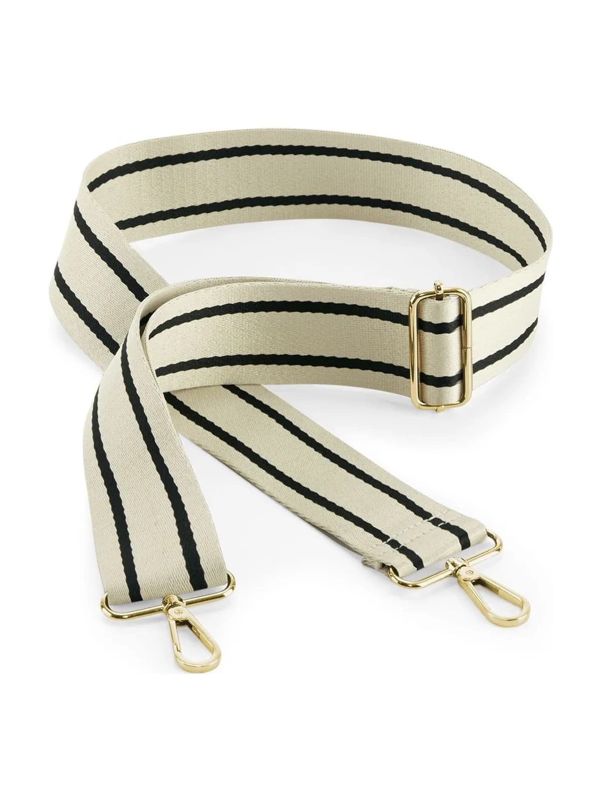 Boutique Adjustable Bag Strap — OYSTER / BLACK