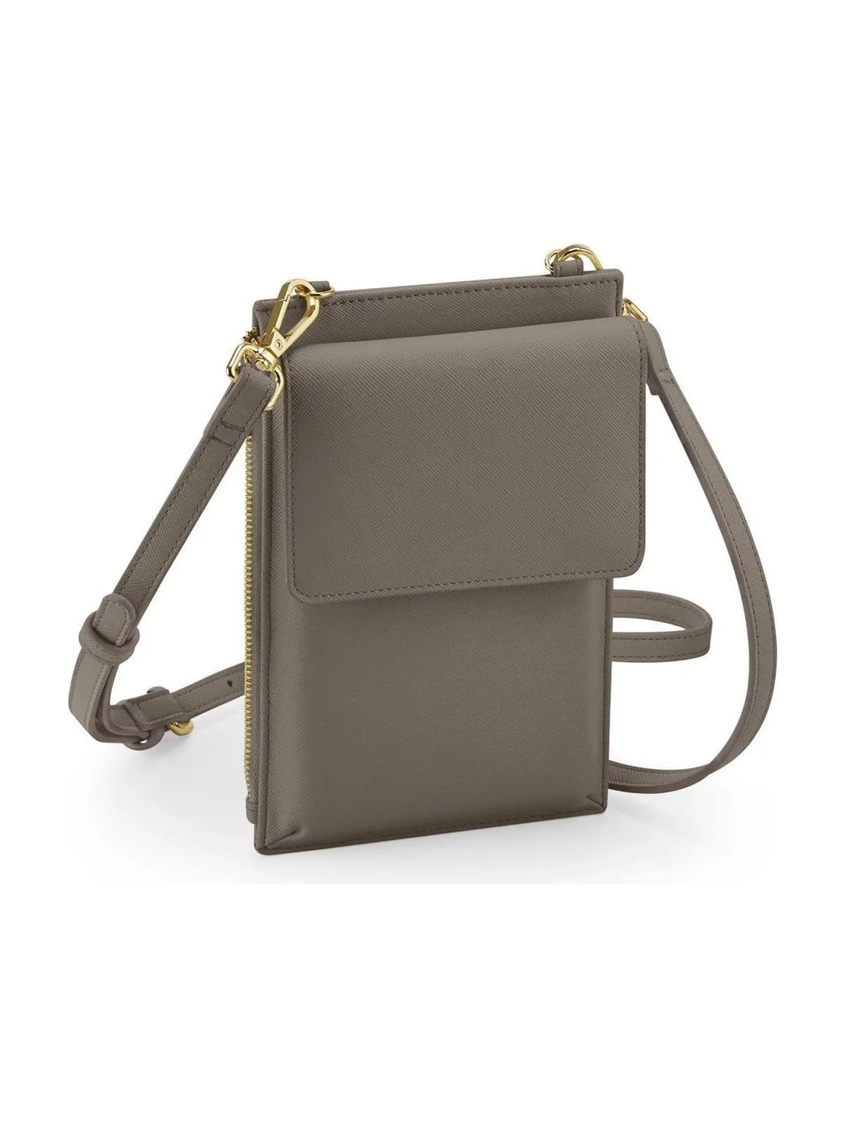 Boutique Cross Body Phone Pouch — TAUPE