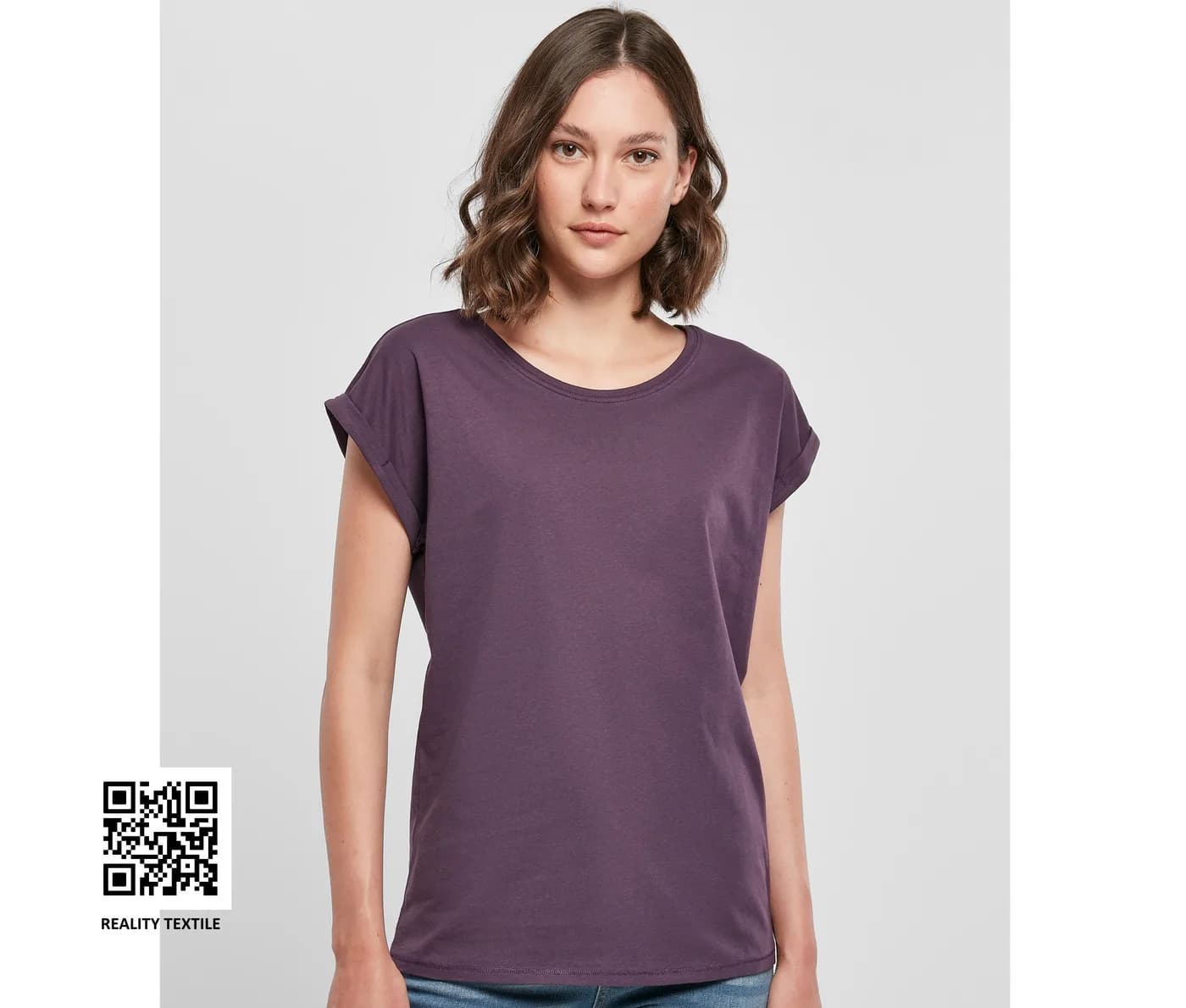 Ladies Extended Shoulder Tee — T-shirts Build Your Brand à personnaliser