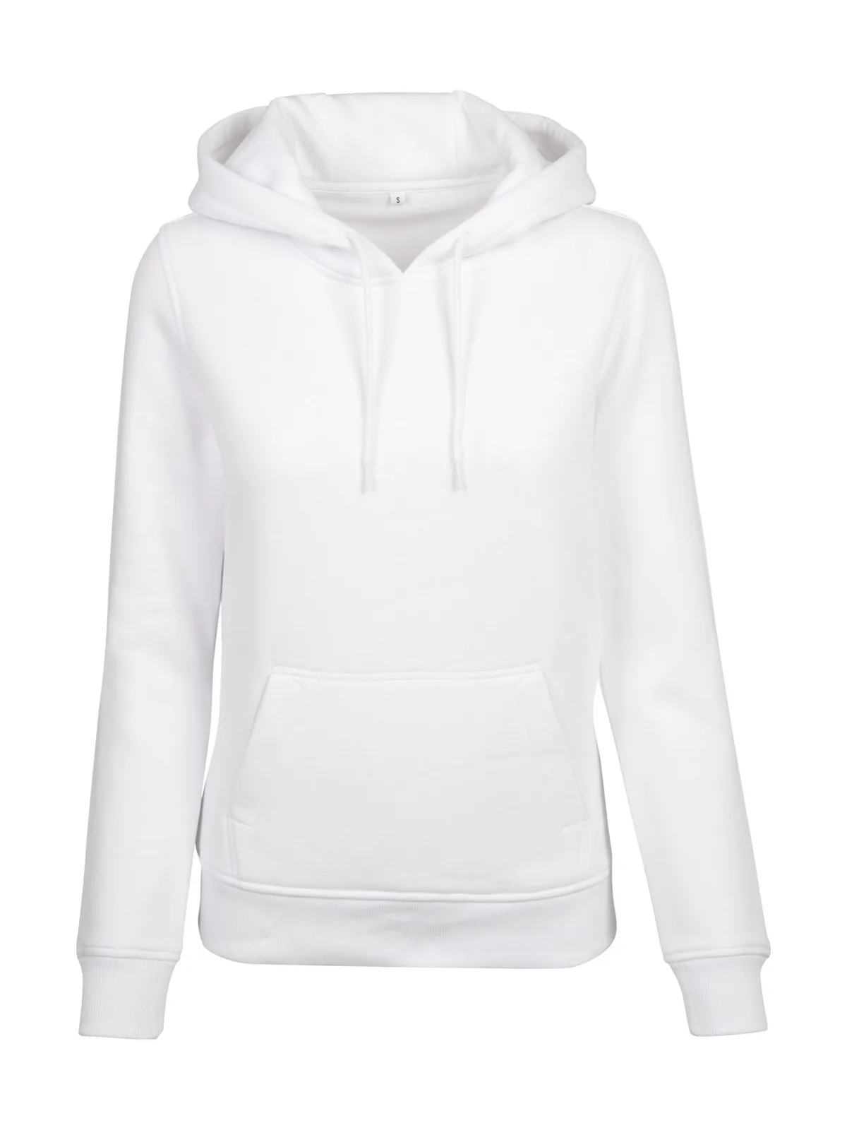 Ladies Heavy Hoody — WHITE