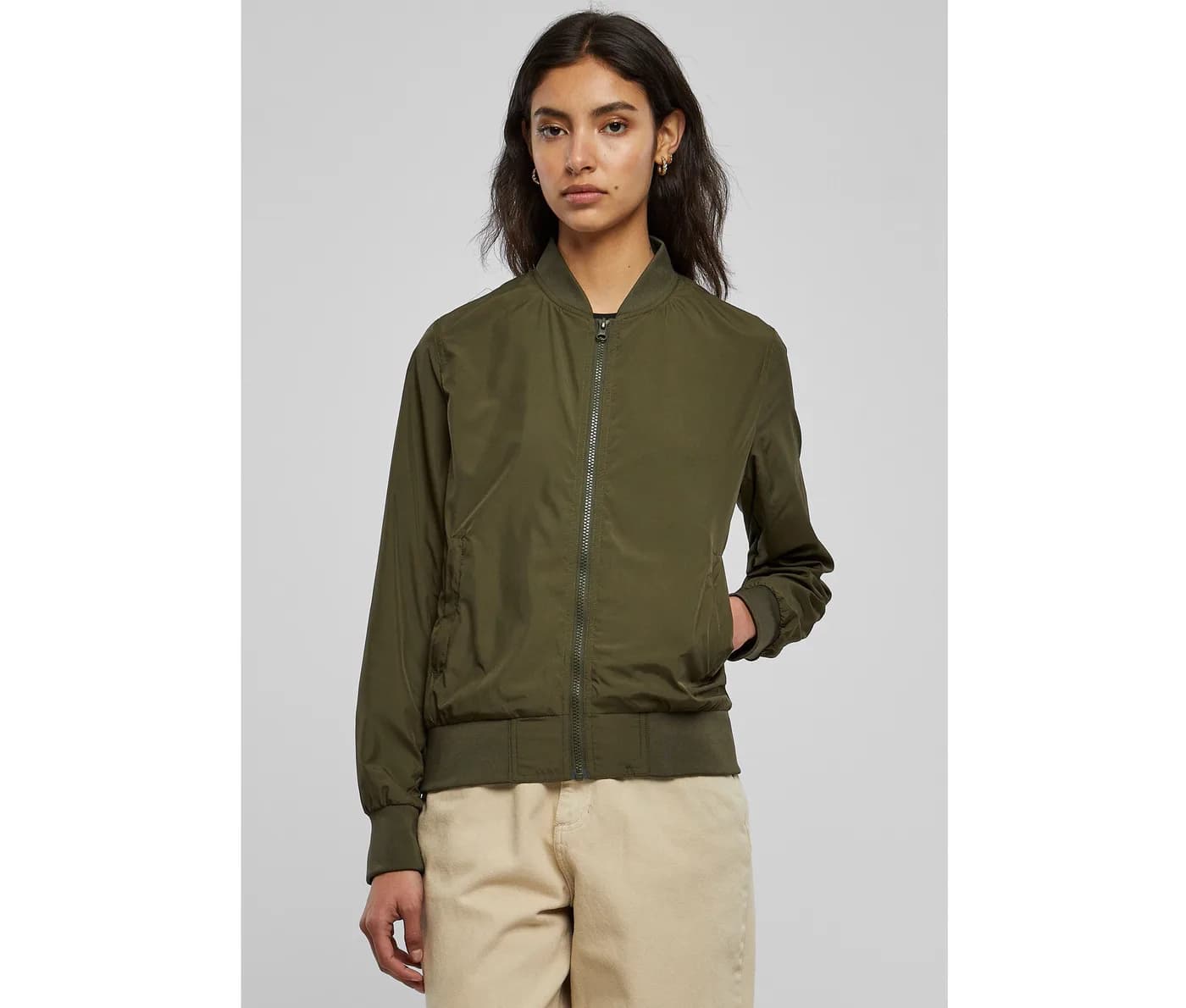 Ladies Nylon Bomber Jacket — Vestes & extérieur Build Your Brand à personnaliser