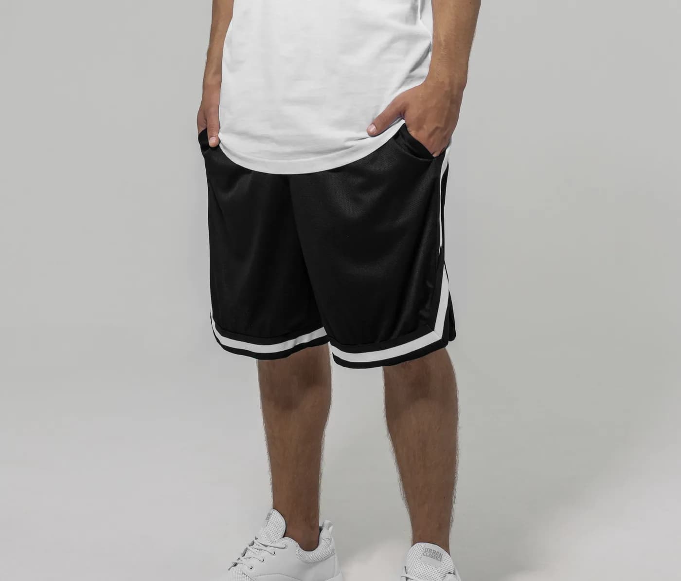 Two-Tone Mesh Shorts — customisable Bottoms by Build Your Brand
