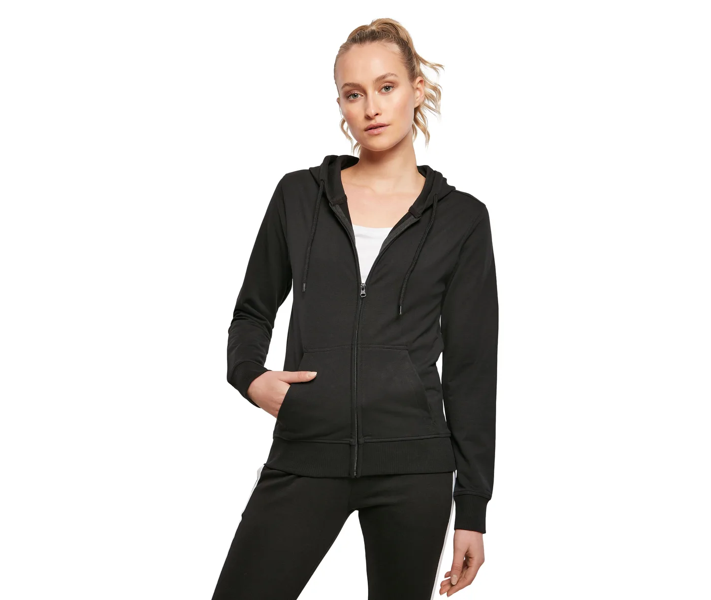 Ladies Terry Zip Hoody — customisable Sweats & hoodies by Build Your Brand
