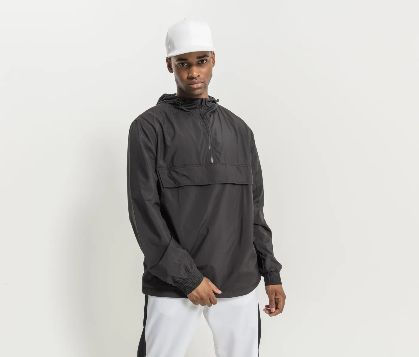 Basic Pull Over Jacket — Vestes & extérieur Build Your Brand à personnaliser