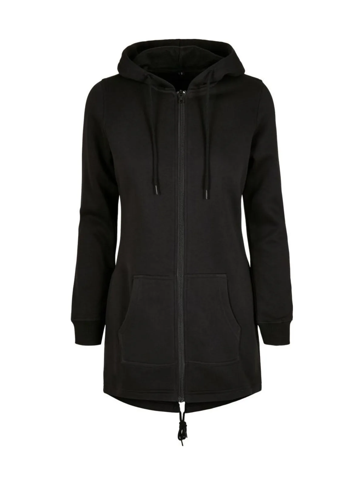 Ladies Sweat Parka — BLACK