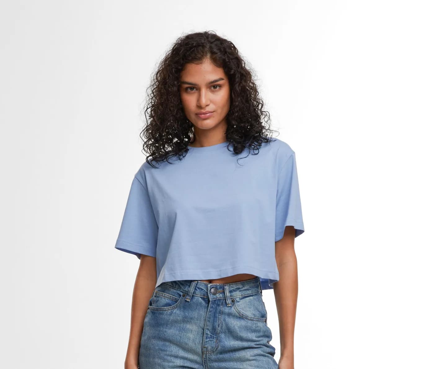 Ladies Short Oversized Tee — te personaliseren T-shirts van Build Your Brand