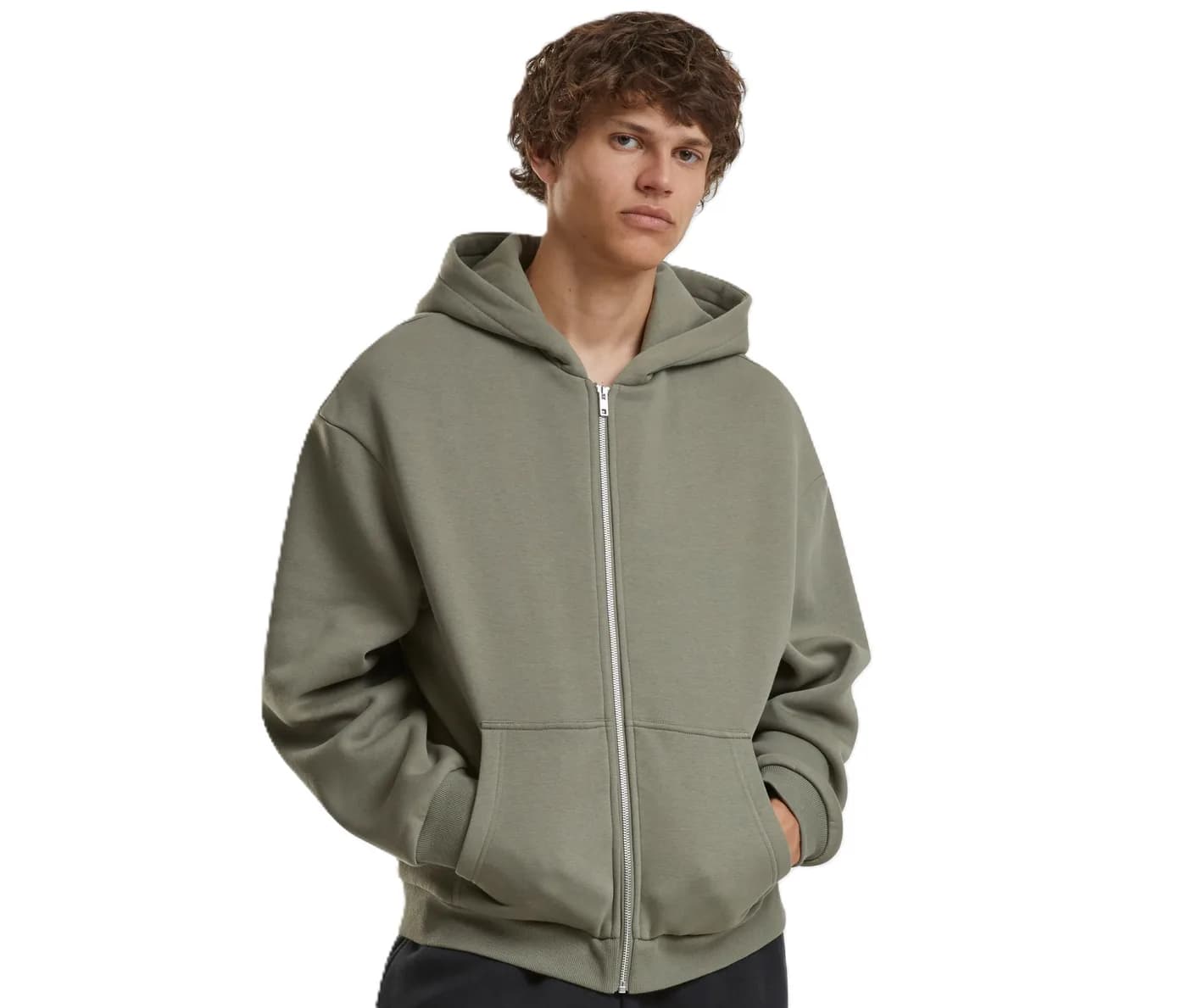 Fluffy Zip Hoody — Sweats & hoodies Build Your Brand à personnaliser