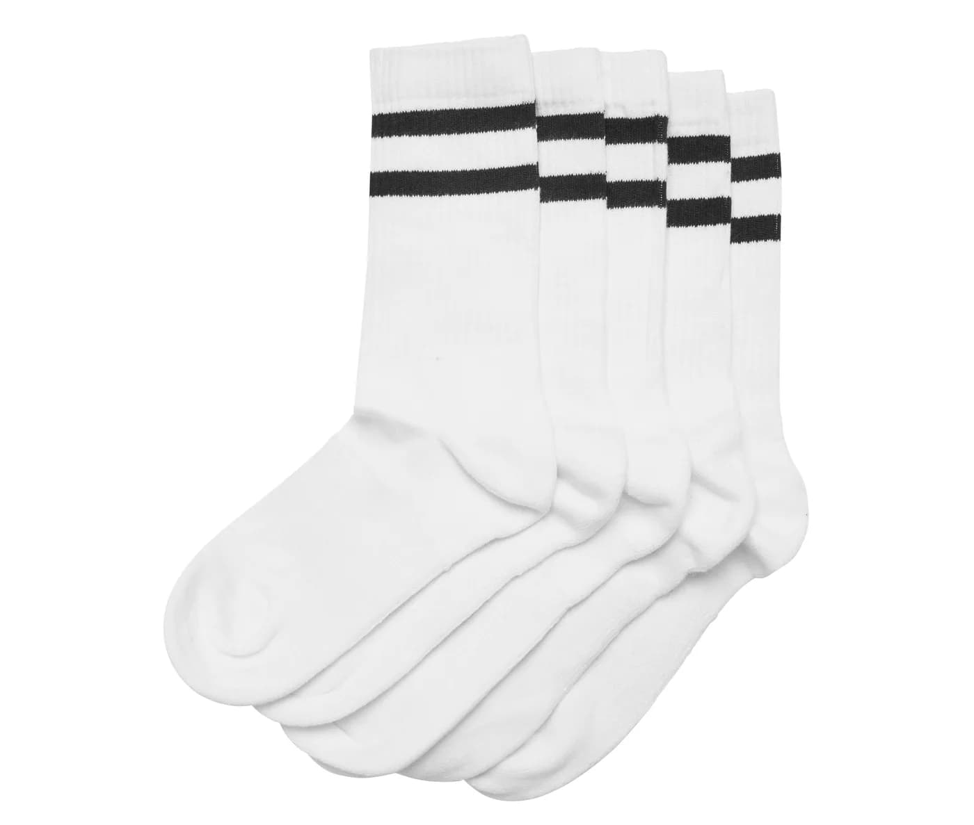 Double Stripe Socks 5-Pack — te personaliseren Accessoires van Build Your Brand