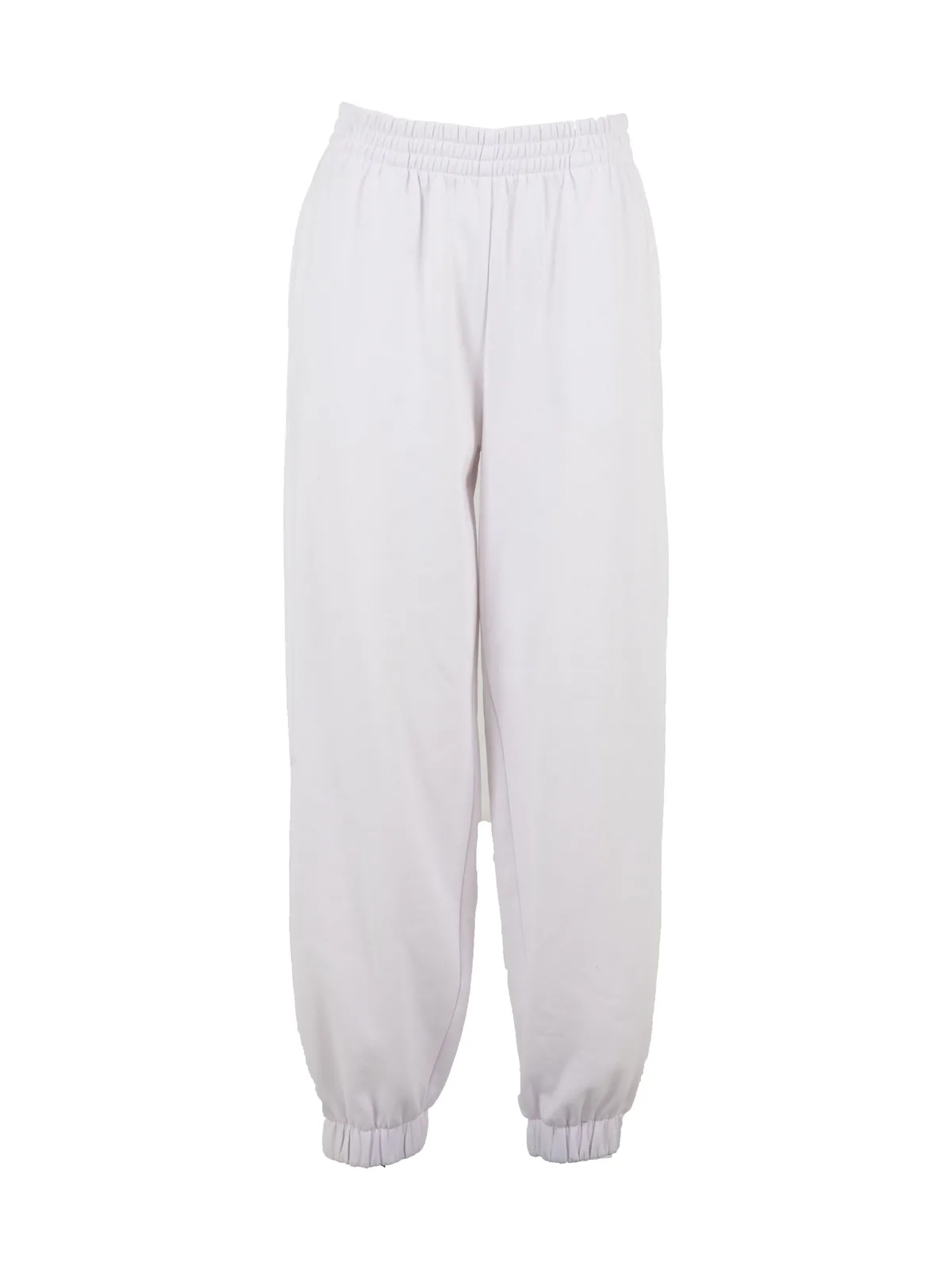 Ladies Basic Sweatpants — WHITE