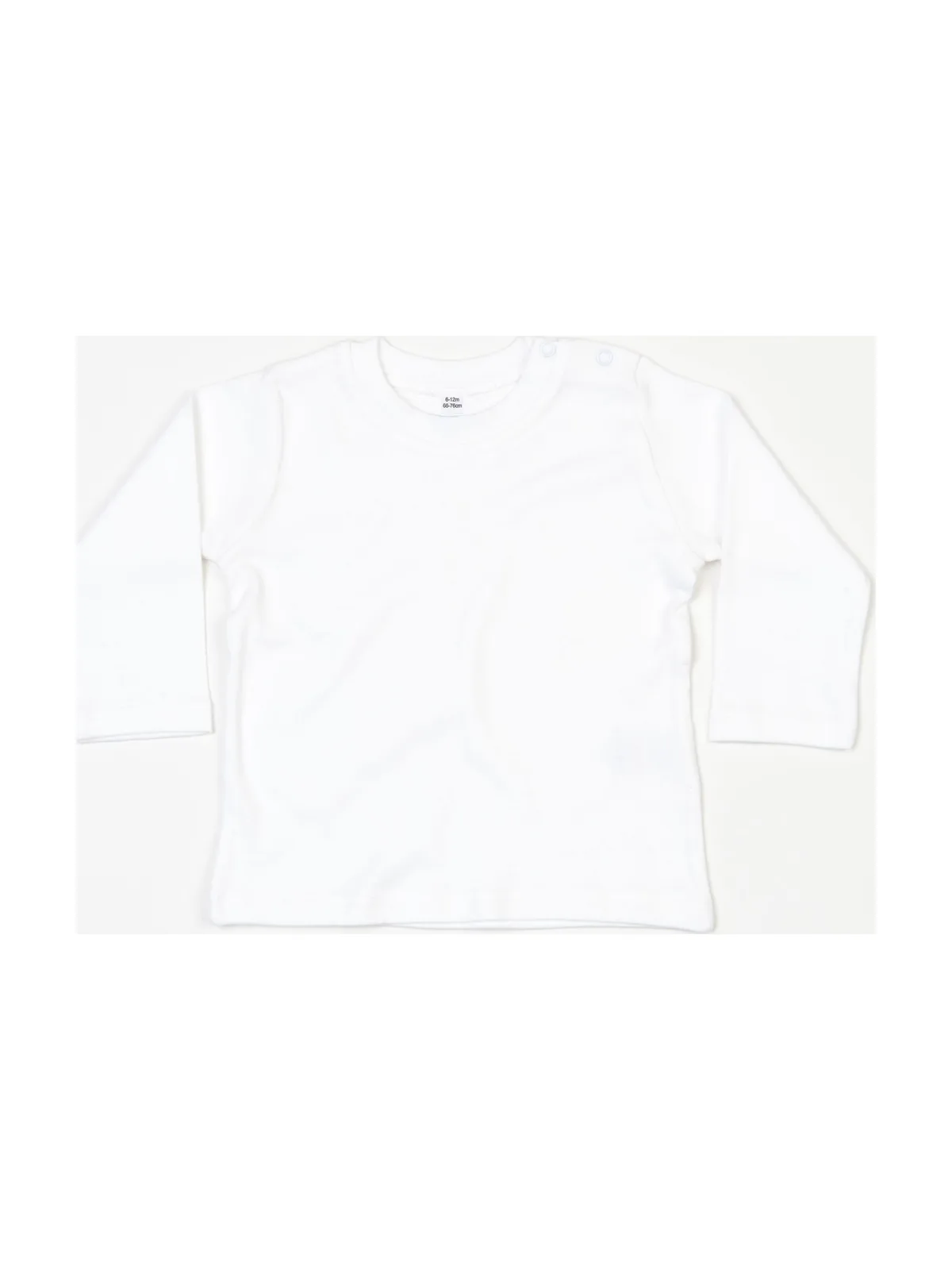Baby Long Sleeve T — WHITE