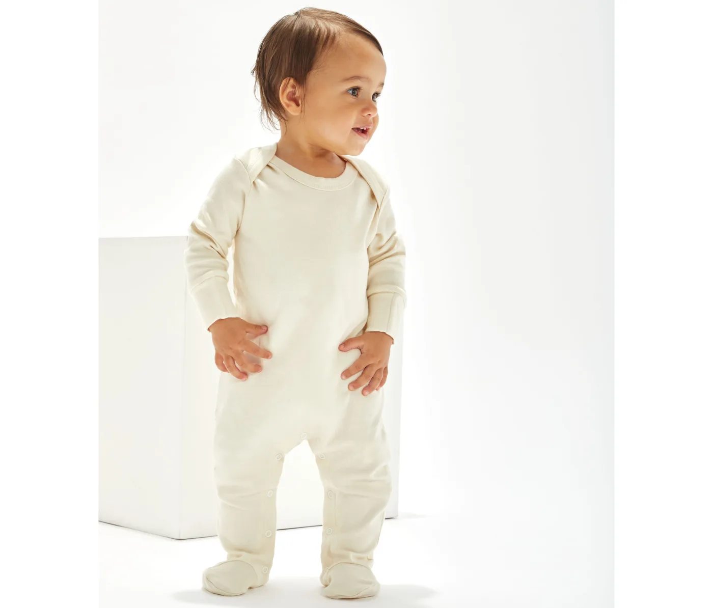 Baby Envelope Sleepsuit With Scratch Mitts — te personaliseren Baby & kind van BabyBugz