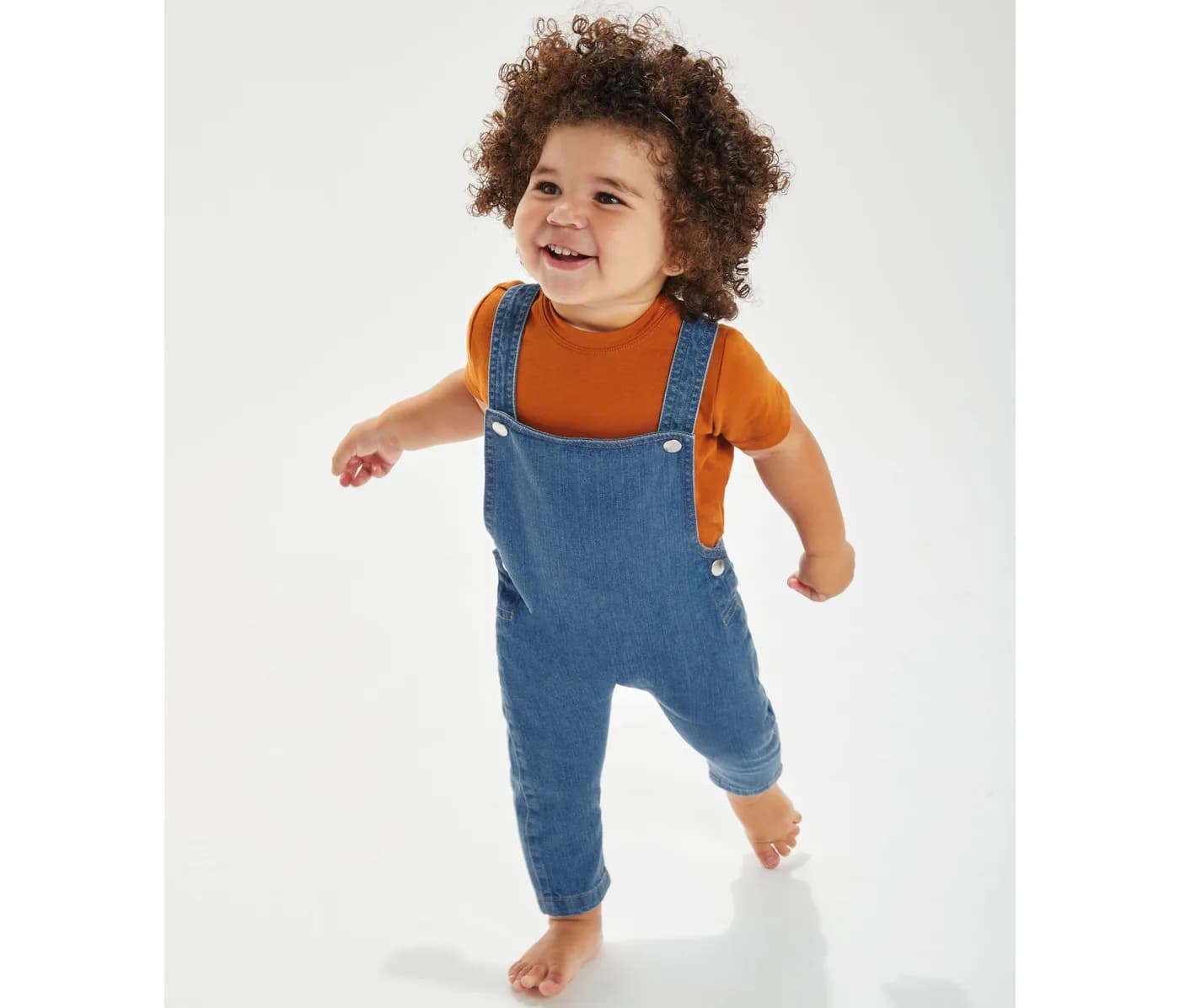 Baby Rocks Denim Dungarees — te personaliseren Baby & kind van BabyBugz
