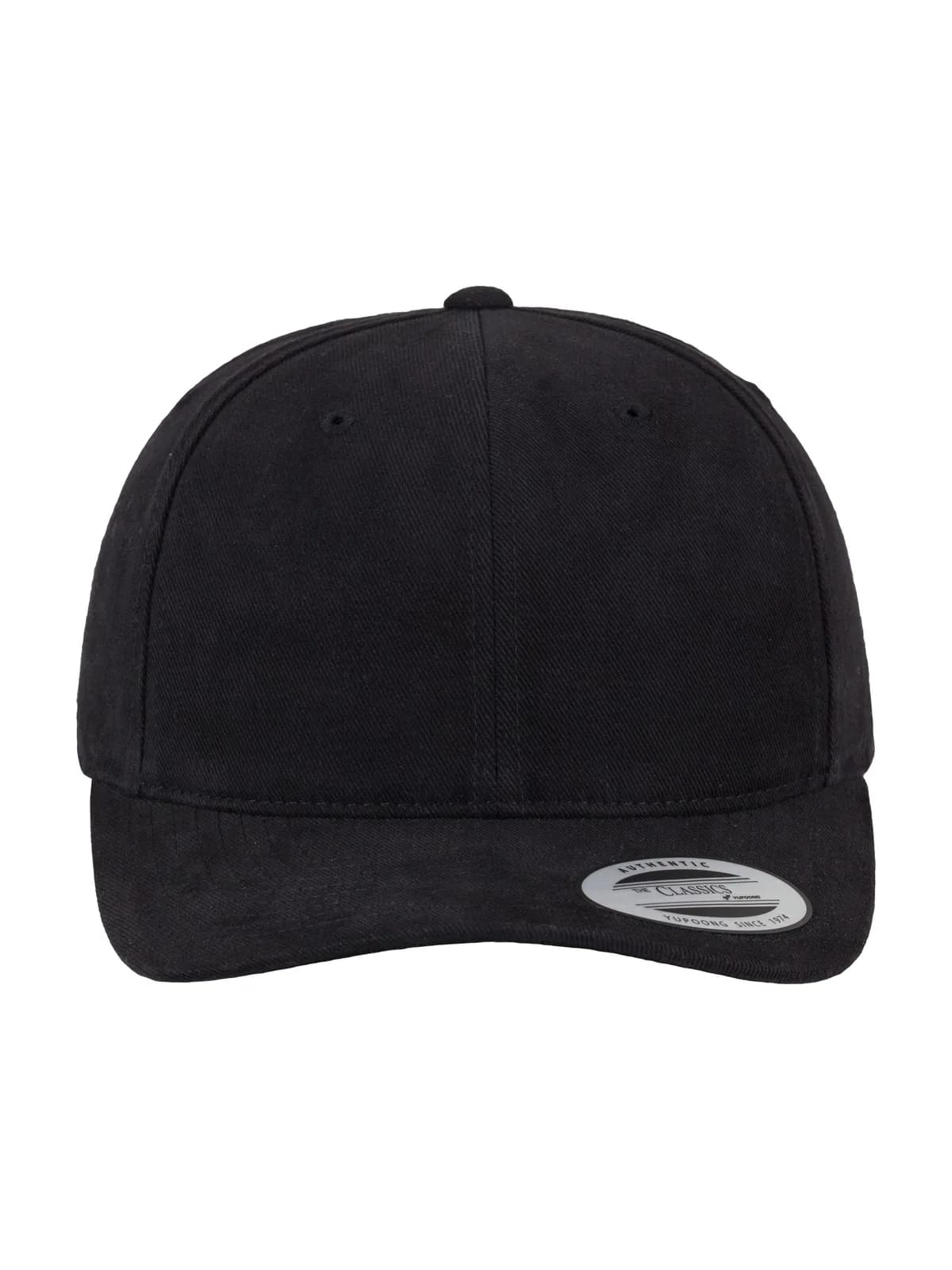 Brushed Cotton Twill Mid-Profile — BLACK