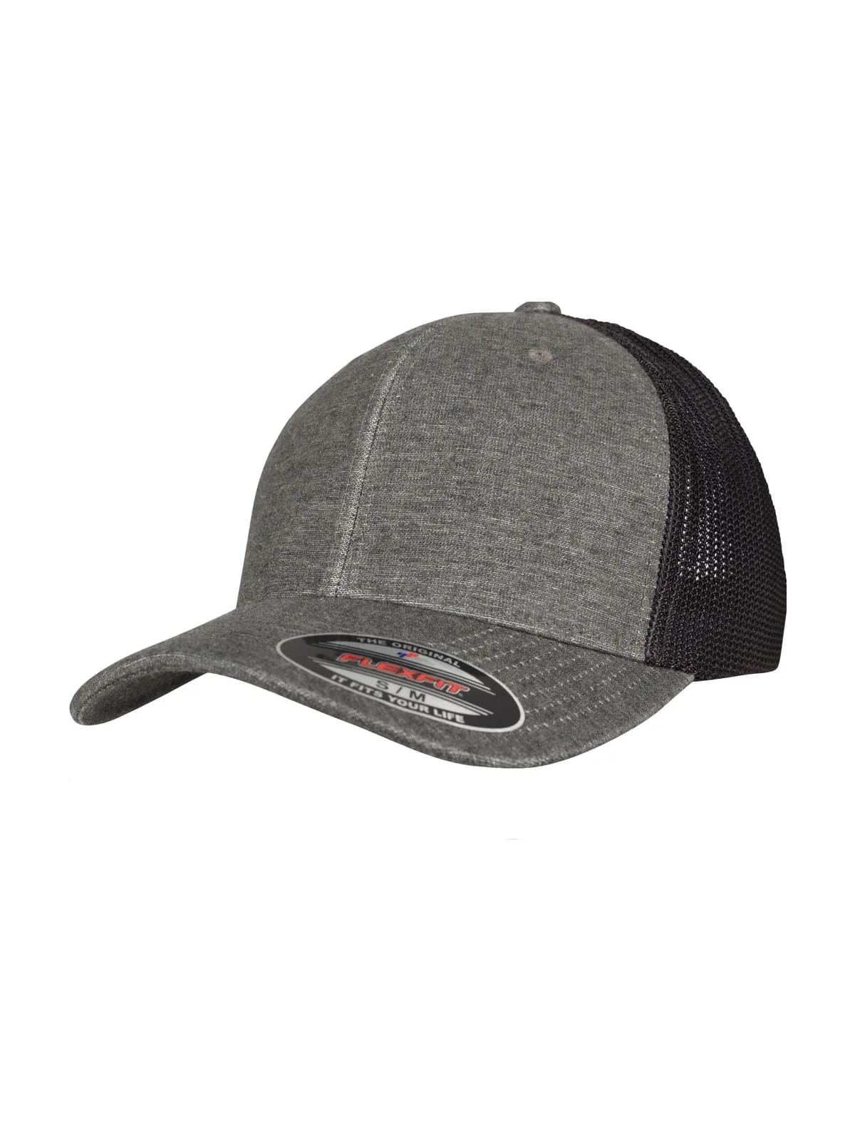 Retro Trucker Melange Cap — Casquettes & chapeaux Flexfit à personnaliser