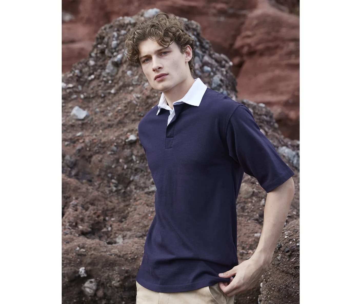 Short Sleeved Rugby Shirt — customisable Polos by Front Row