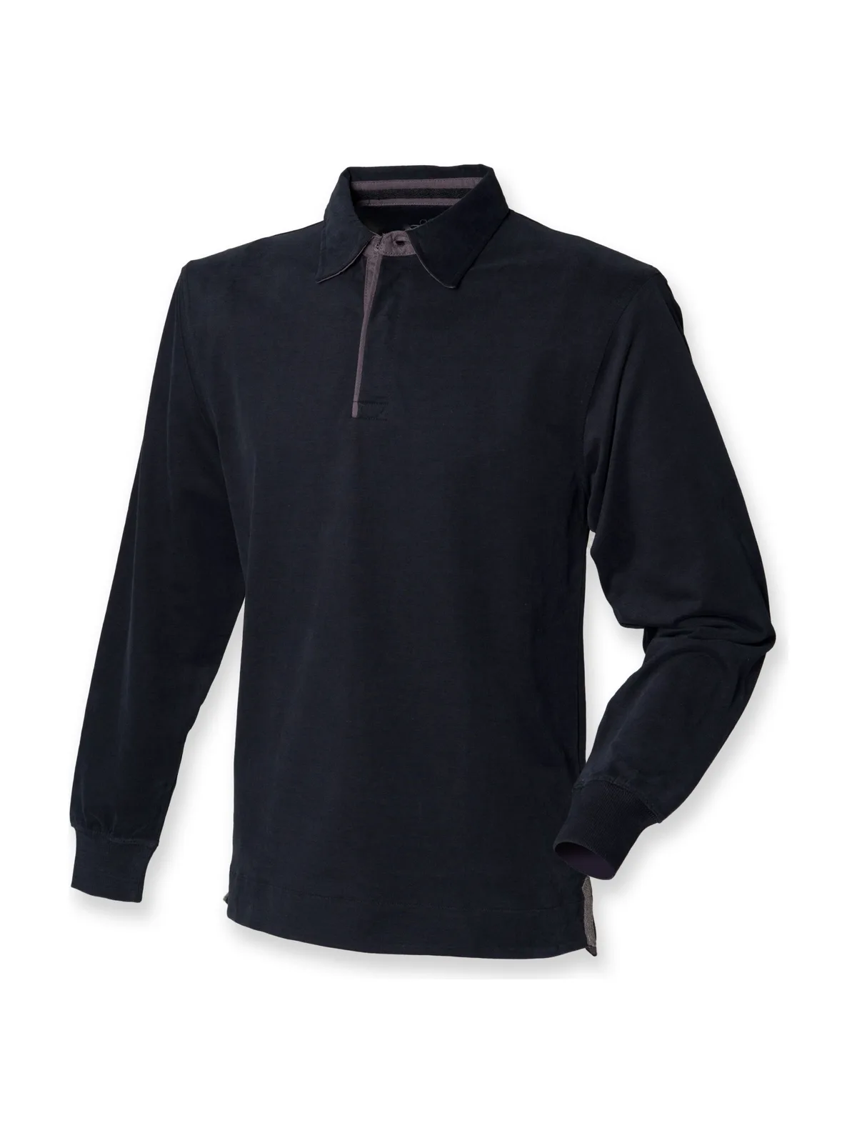 Emerized Rugby Shirt — BLACK