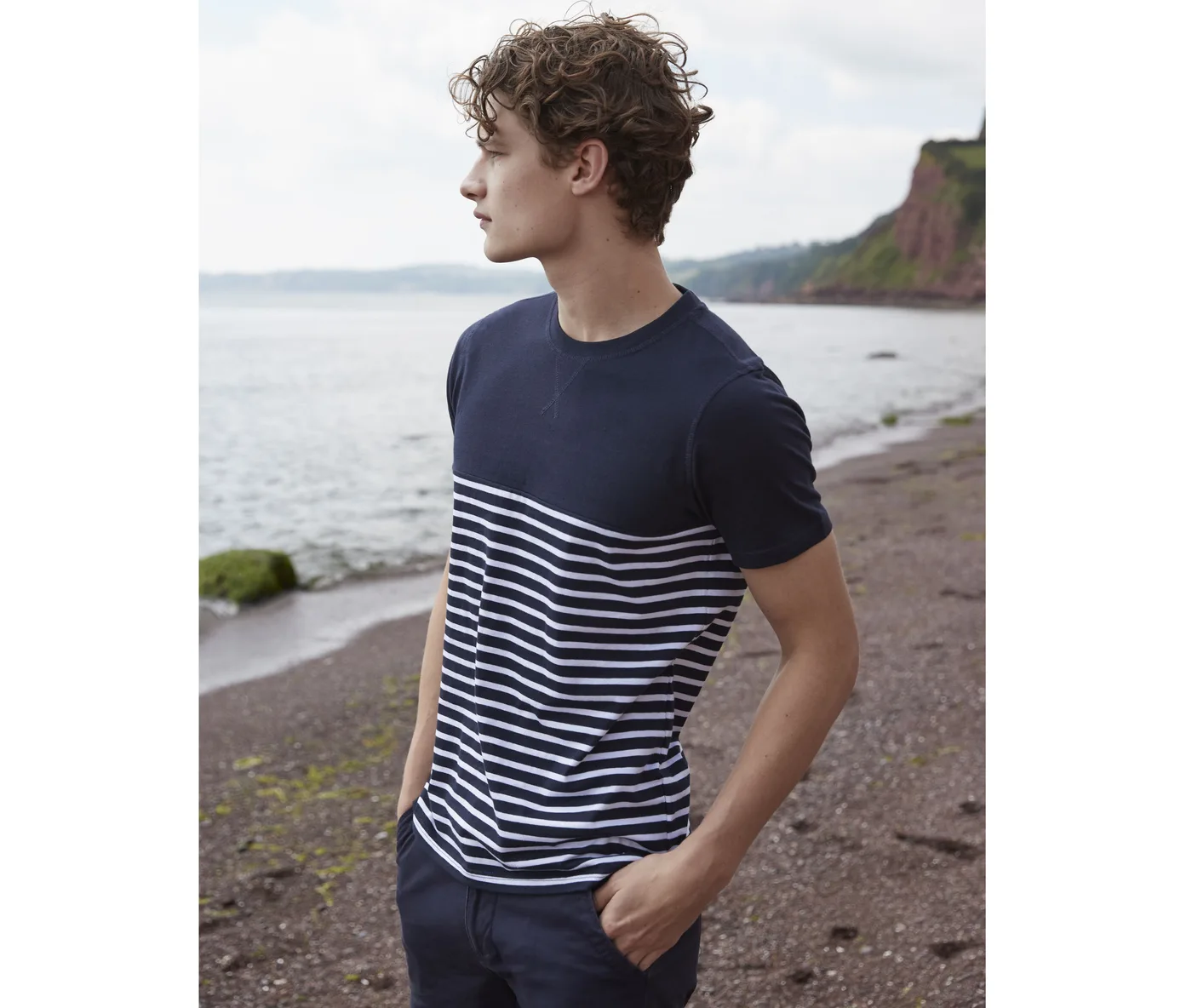 Short Sleeve Breton T — T-shirts Front Row à personnaliser
