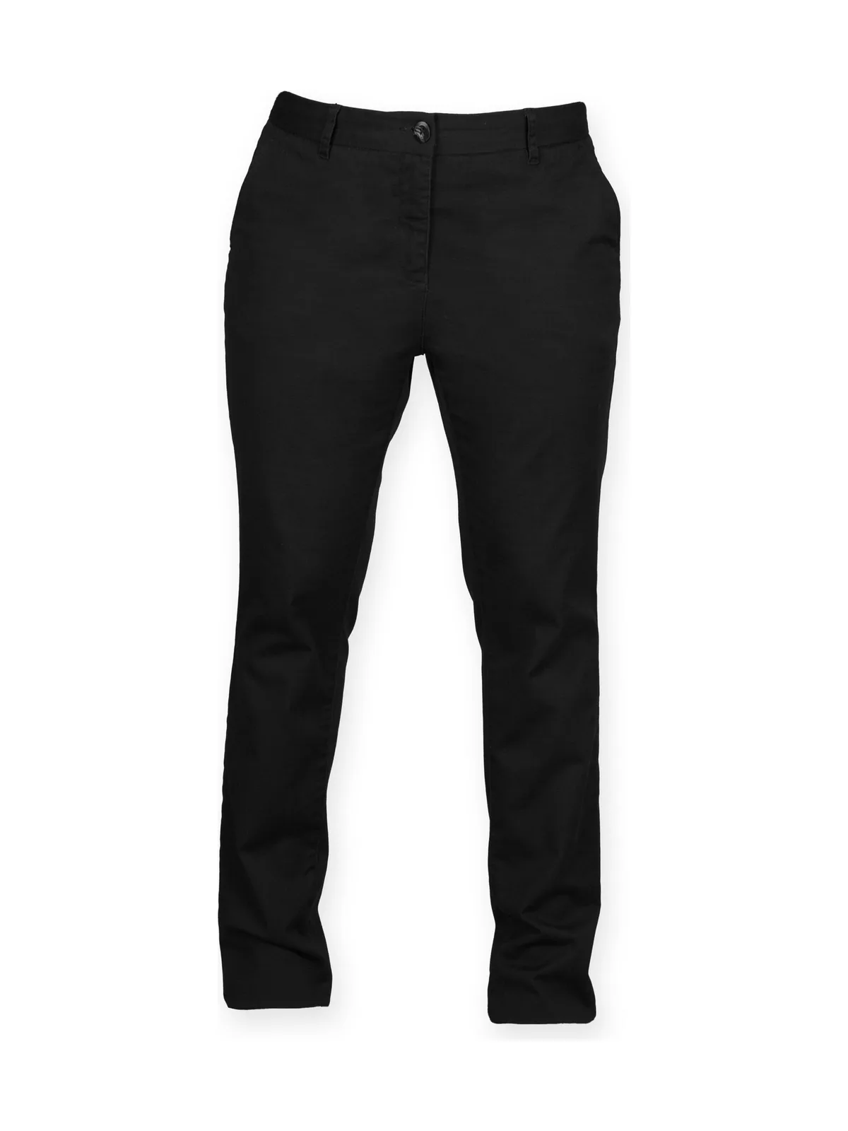 Ladie's Stretch Chino — BLACK