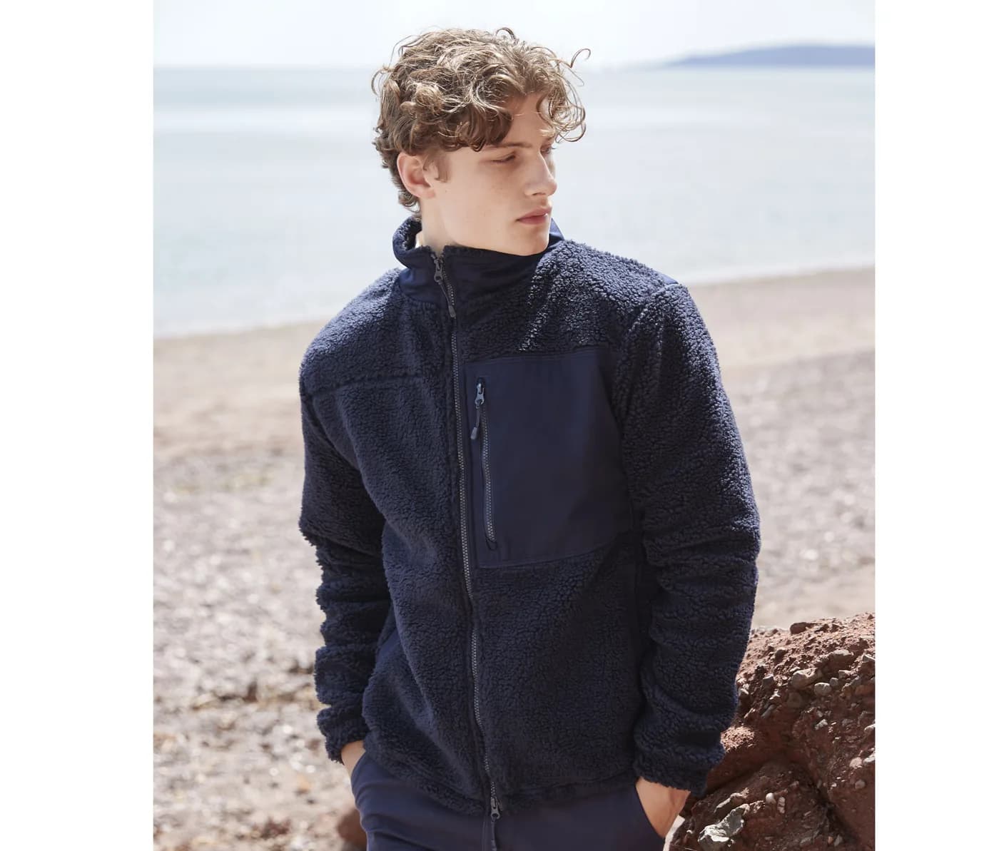 Recycled Sherpa Fleece — Vestes & extérieur Front Row à personnaliser