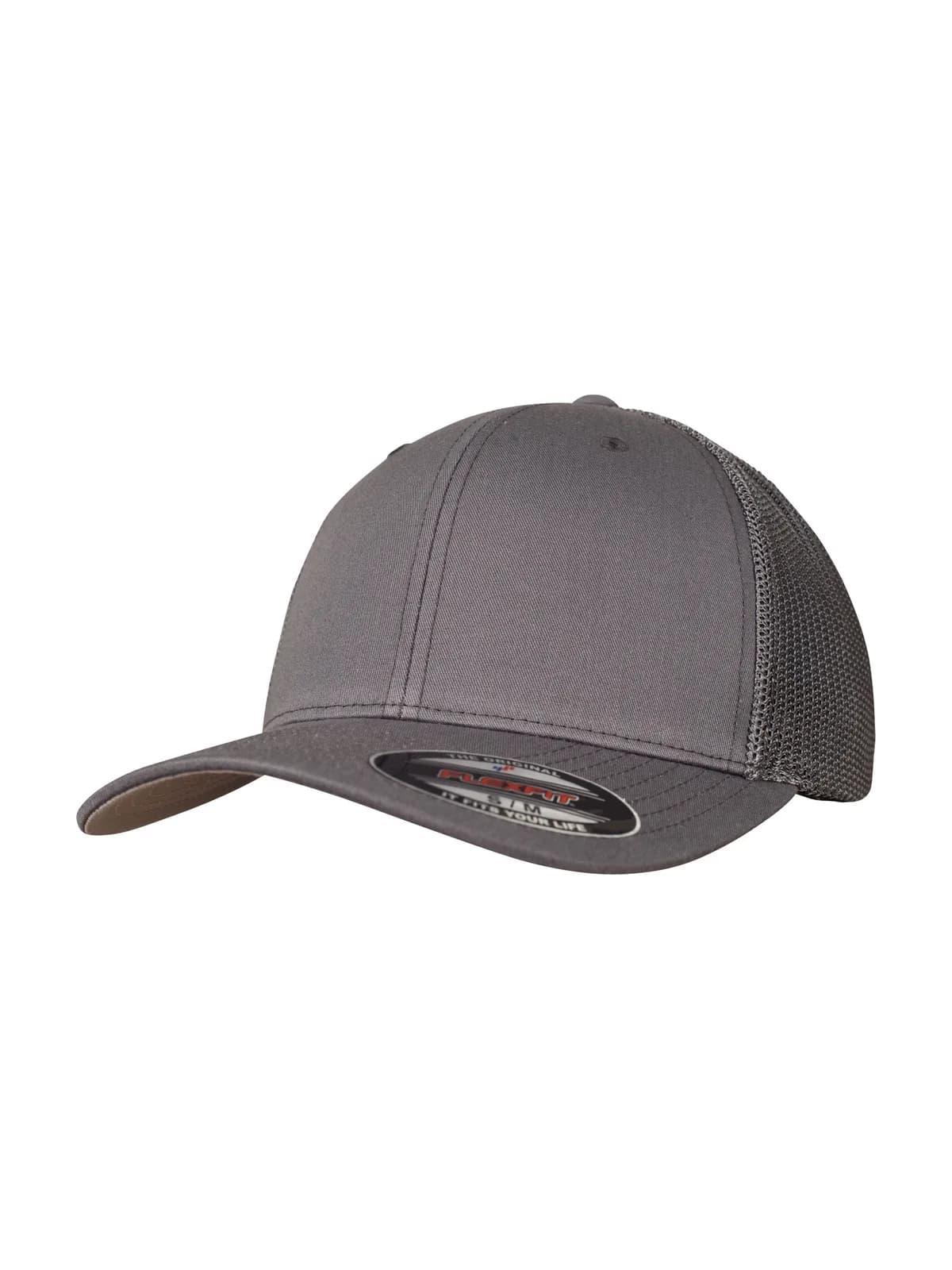 Flexfit Trucker Mesh Cap — DARK GREY