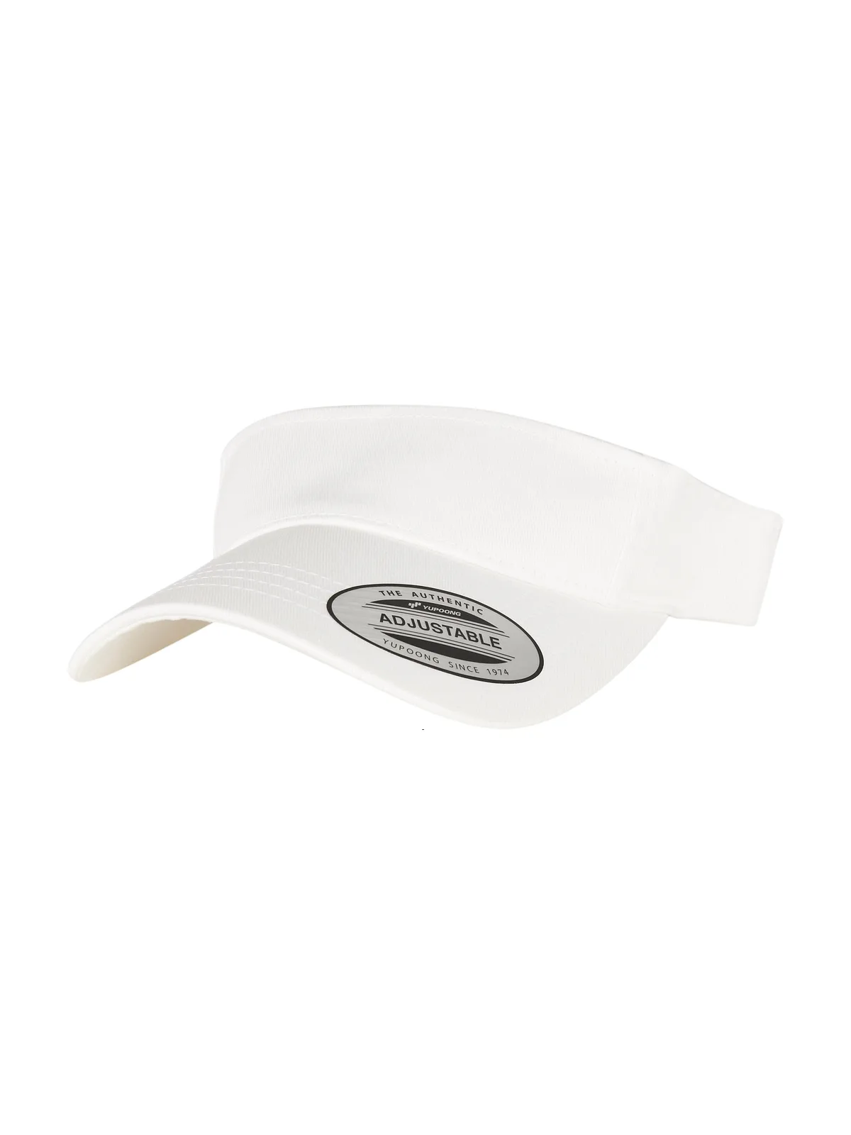Curved Visor Cap — WHITE